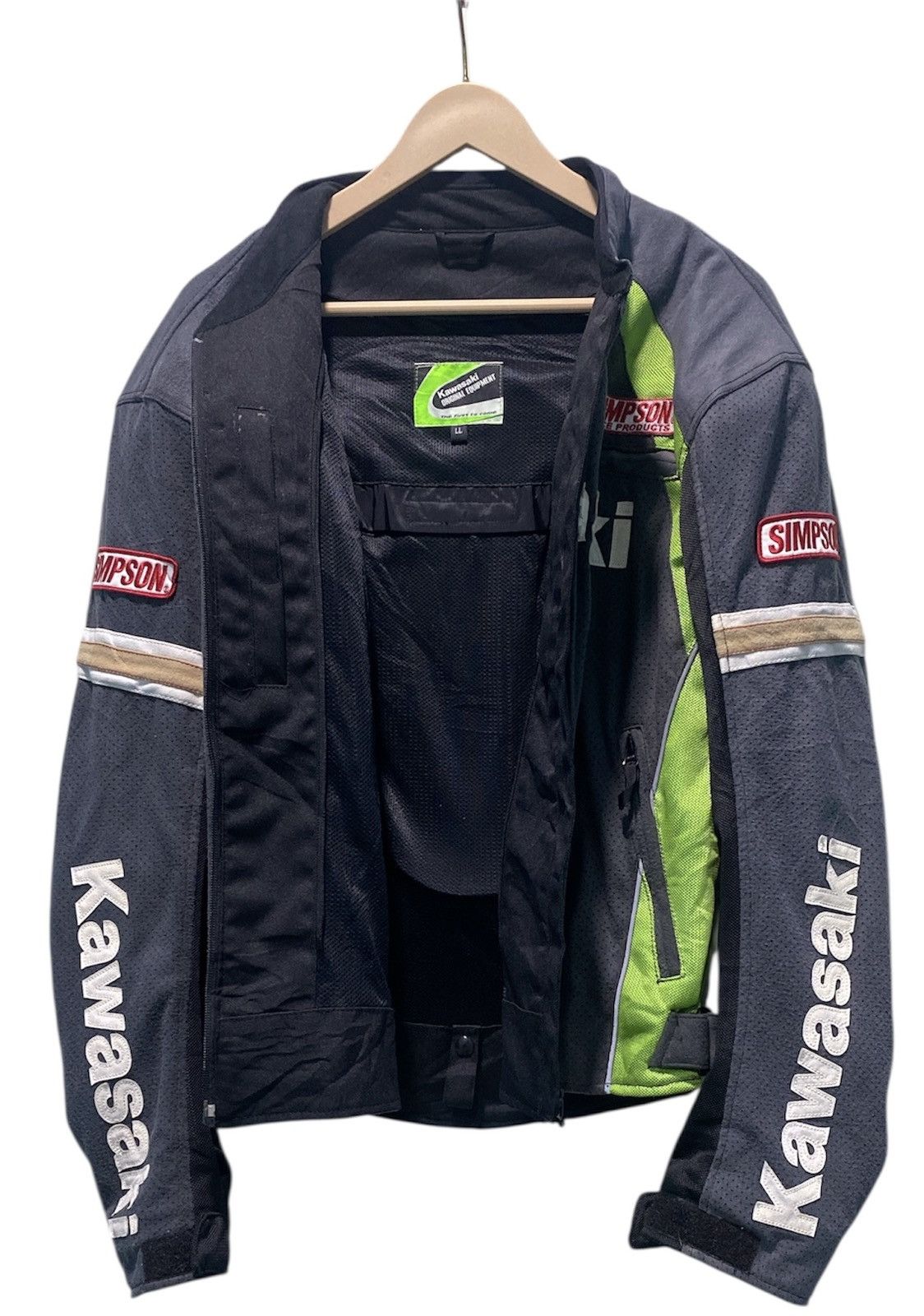Gear for Sports Kawasaki Simpson Riding Jacket With Padding Size US L / EU 52-54 / 3 - 3 Thumbnail