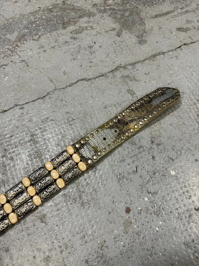 Vintage 2000s Nanni Celtic Ornament Metal Belt Size ONE SIZE - 6 Thumbnail