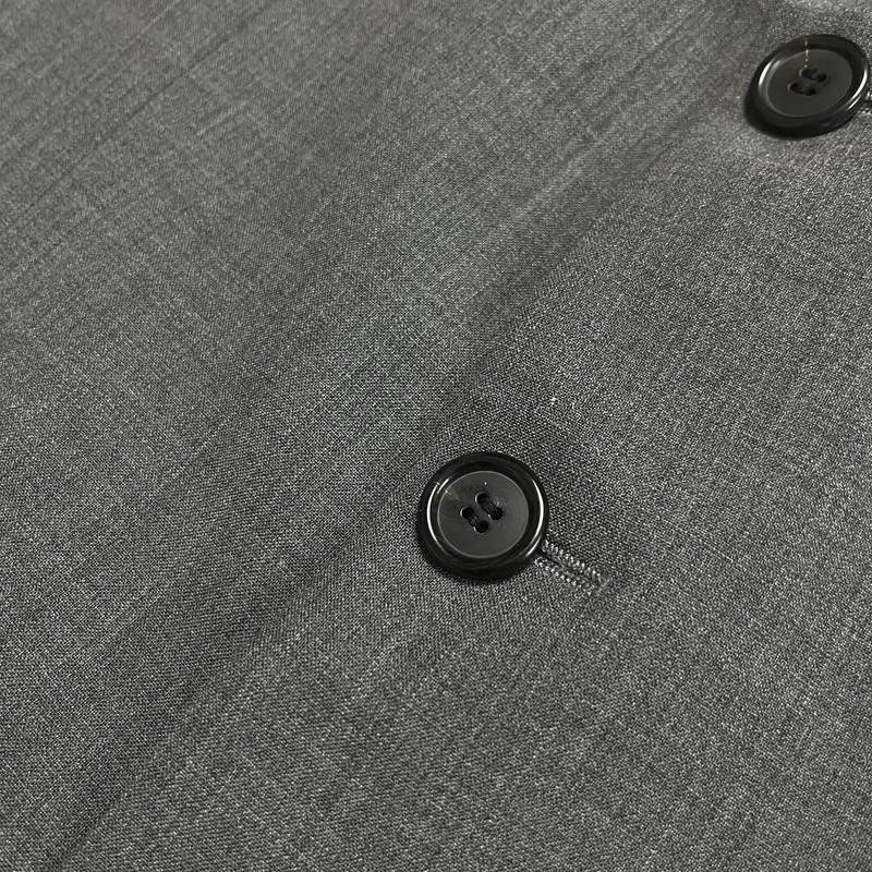 Hugo Boss × Vintage Hugo Boss Men's Wool Classic Gray Blazer Size 36 US 46 EU Size 36R - 5 Thumbnail