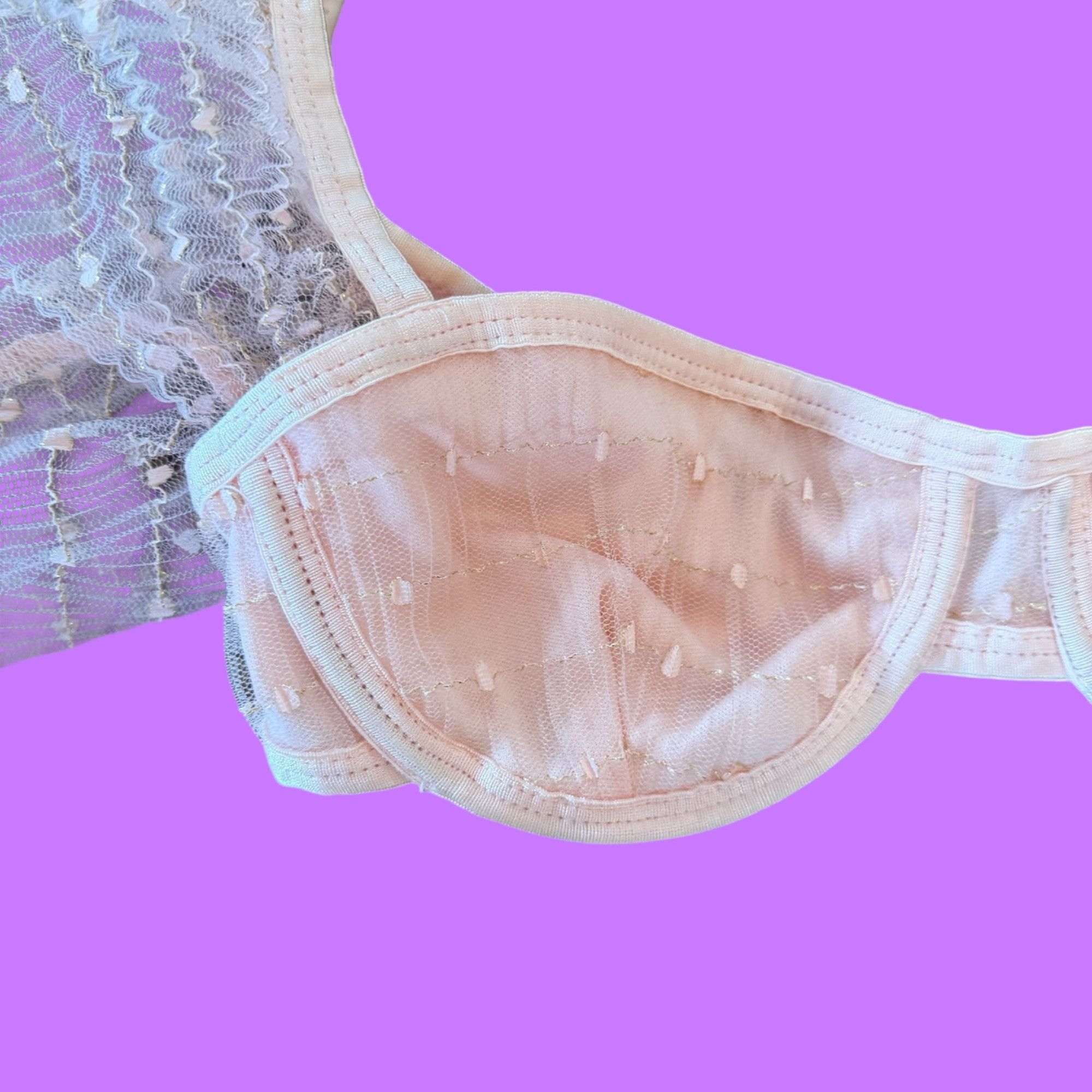 Other NWT ZYA The Label Pastel Pink Festival Wear Long Sleeve Shee Size M / US 6-8 / IT 42-44 - 7 Thumbnail
