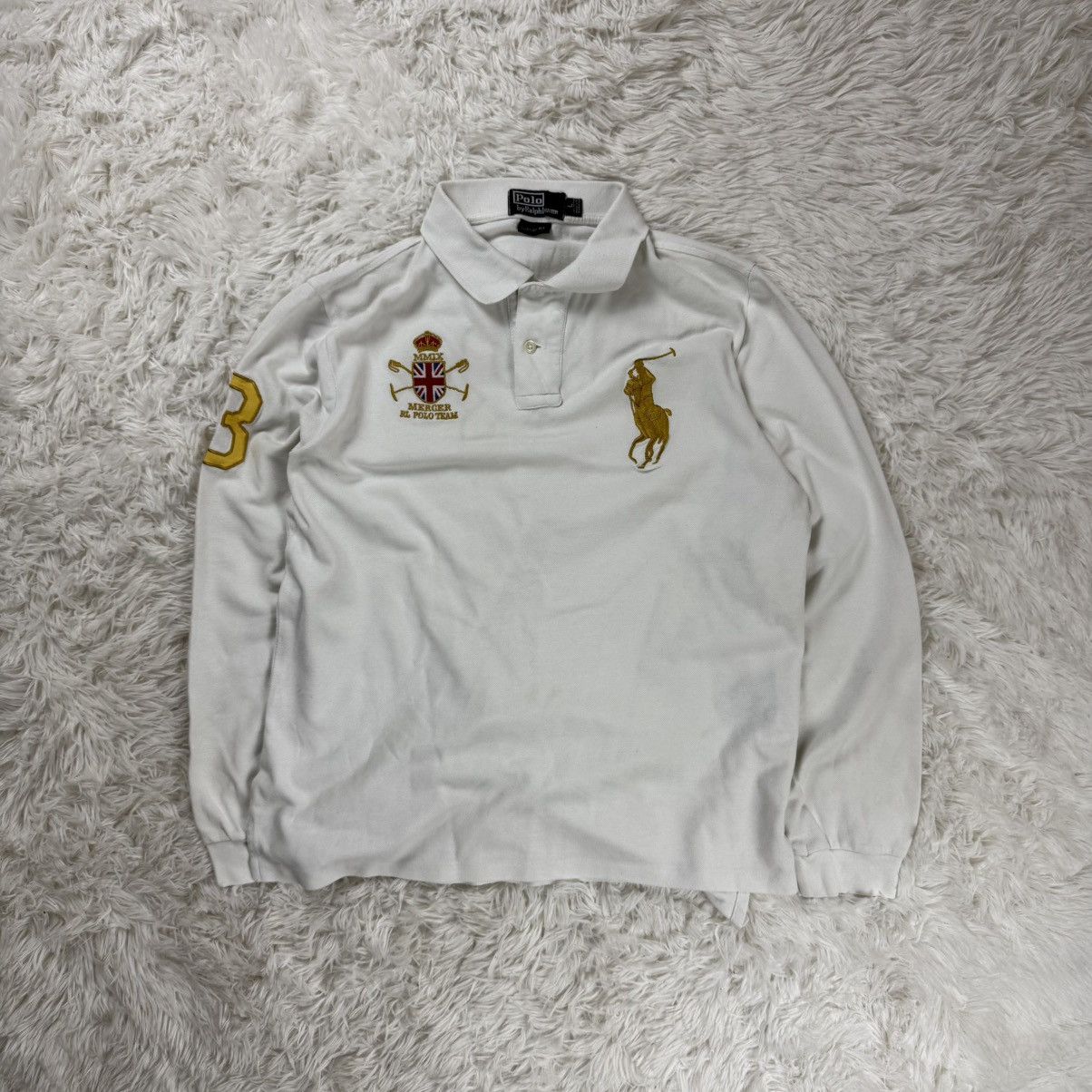 RRL Ralph Lauren Polo Ralph Lauren White Sweatshirt Mercer Club M OldMoney Size US M / EU 48-50 / 2 - 1 Thumbnail
