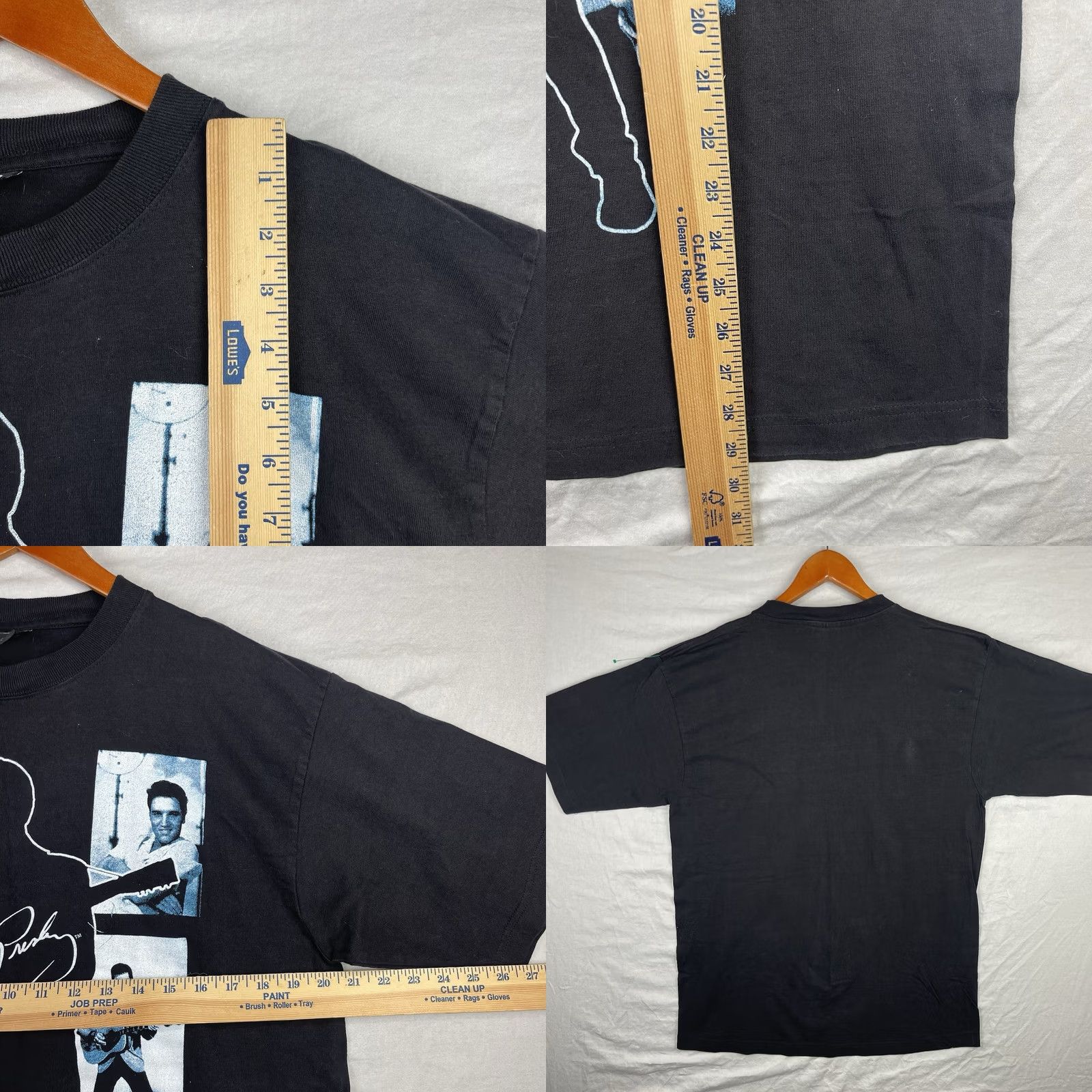 Vintage Vintage Elvis Presley Shirt Men XL Rock n Roll Rockabilly Greaser Shirt XL Black Cotton Logo Size US XL / EU 56 / 4 - 8 Thumbnail