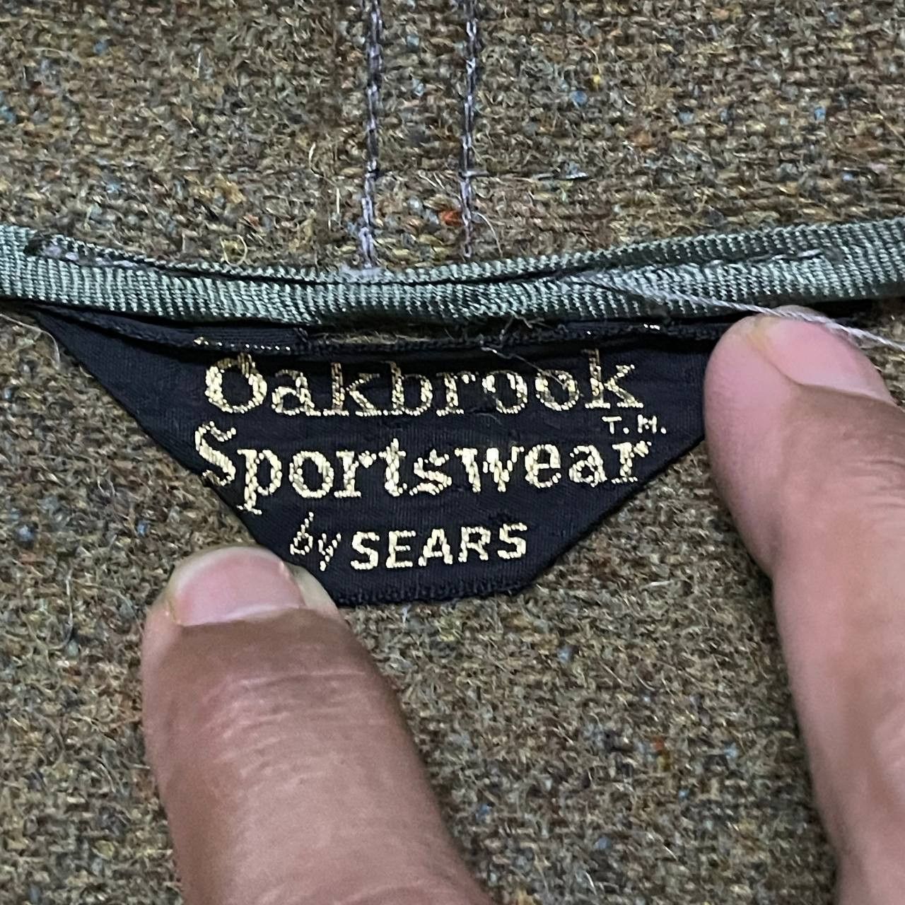 Sears Vintage 60's Oakbrook Sportswear by Sears Wool Hooded Jacket Size US L / EU 52-54 / 3 - 7 Thumbnail