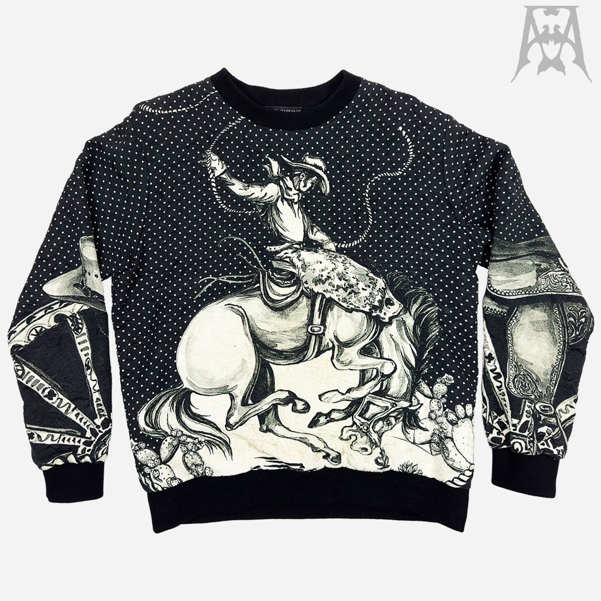 Dolce & Gabbana Rare Dolce & Gabbana "Western" Brocade Sweatshirt Size US L / EU 52-54 / 3 - 1 Thumbnail
