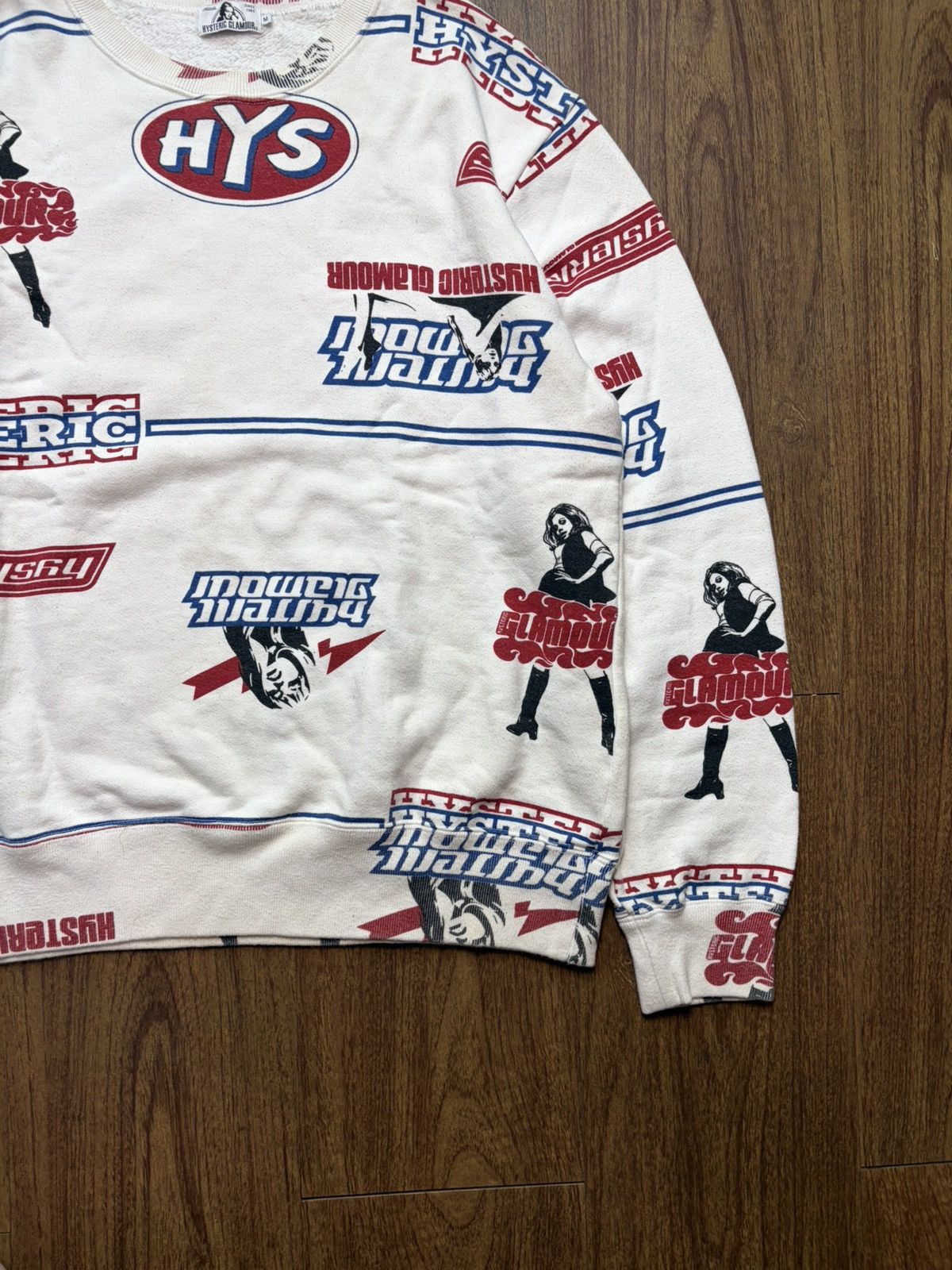 Hysteric Glamour FREE TAX! Hysteric Glamour Vixen Girl Printed Sweatshirt Size US M / EU 48-50 / 2 - 3 Thumbnail