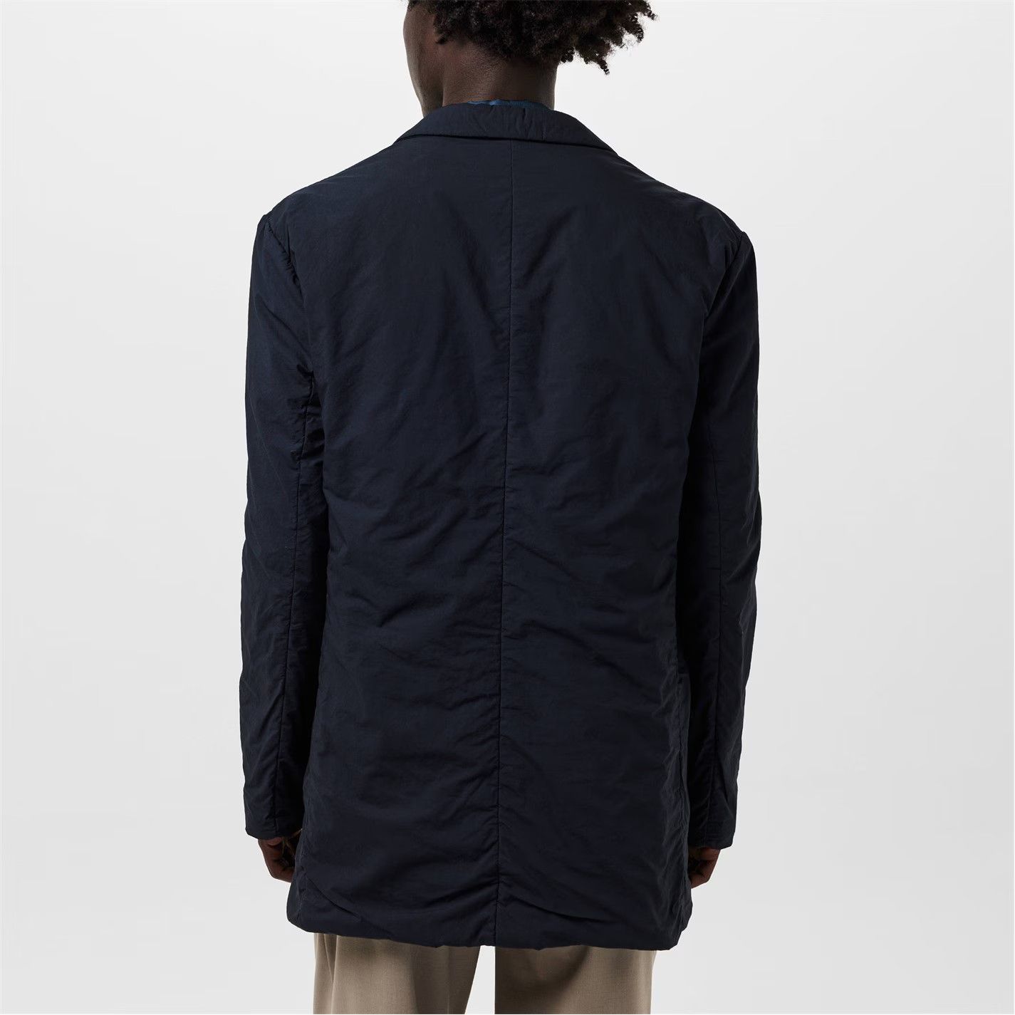 Dries Van Noten o1g2r1mq0426 Blunton Cotton Long Sleeve Blazer in Navy Size US M / EU 48-50 / 2 - 4 Thumbnail