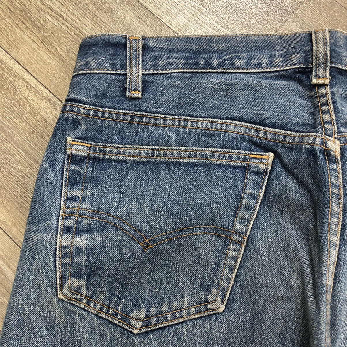 Levi's × Levi's Vintage Clothing 🇺🇸90’s Vintage Levis 501 #520 29x32 Straight Leg Faded Jeans Size US 33 - 16 Thumbnail