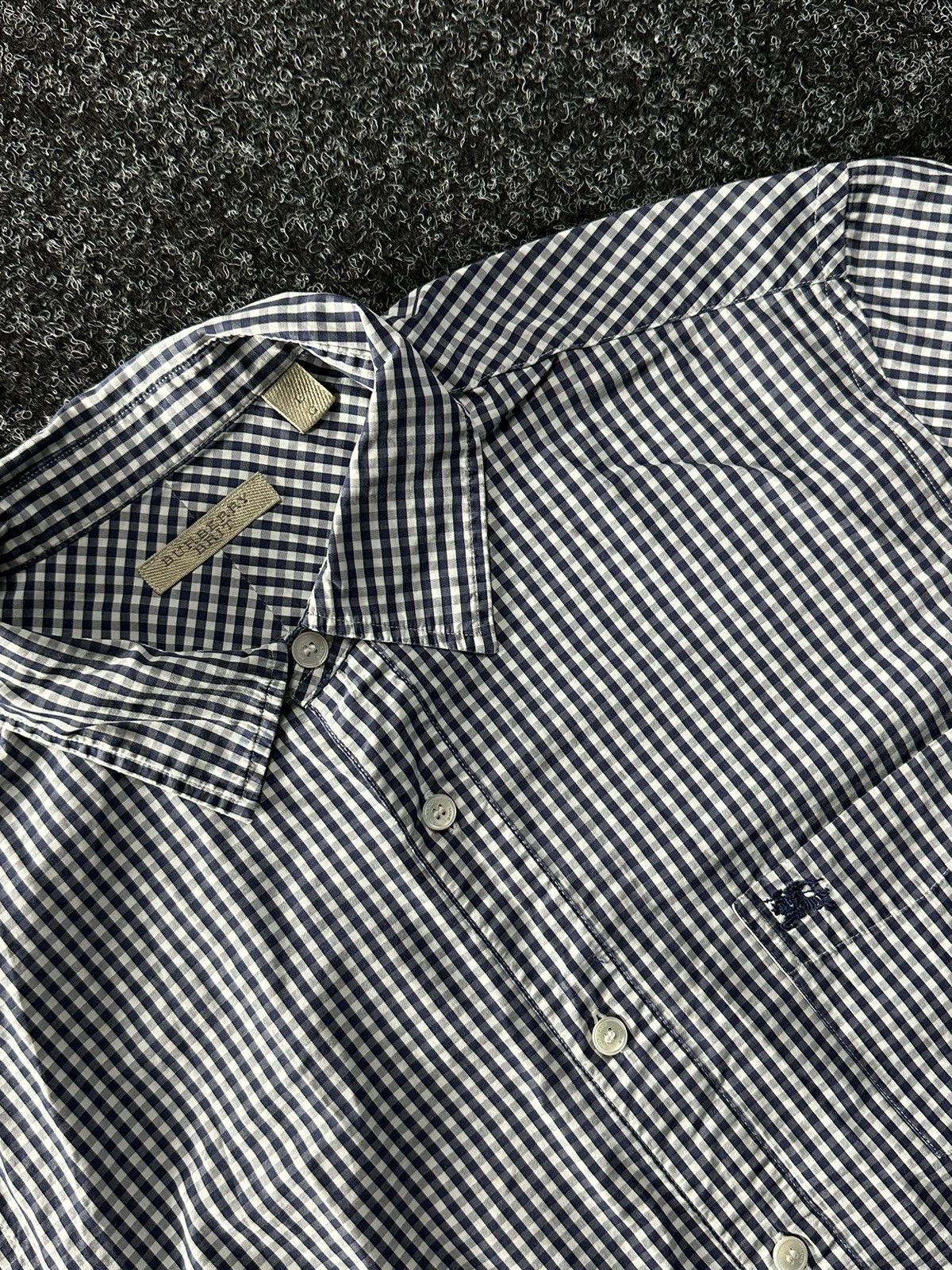 Burberry × Vintage 🚨 BURBERRY s 90S vintage flannel nova check shirt button up Size US L / EU 52-54 / 3 - 4 Thumbnail