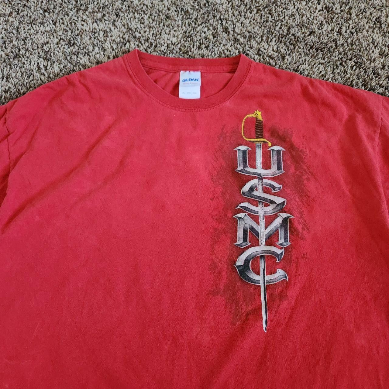 Vintage Vintage USMC Marine Corps T-Shirt United States Military Size US XXL / EU 58 / 5 - 2 Thumbnail