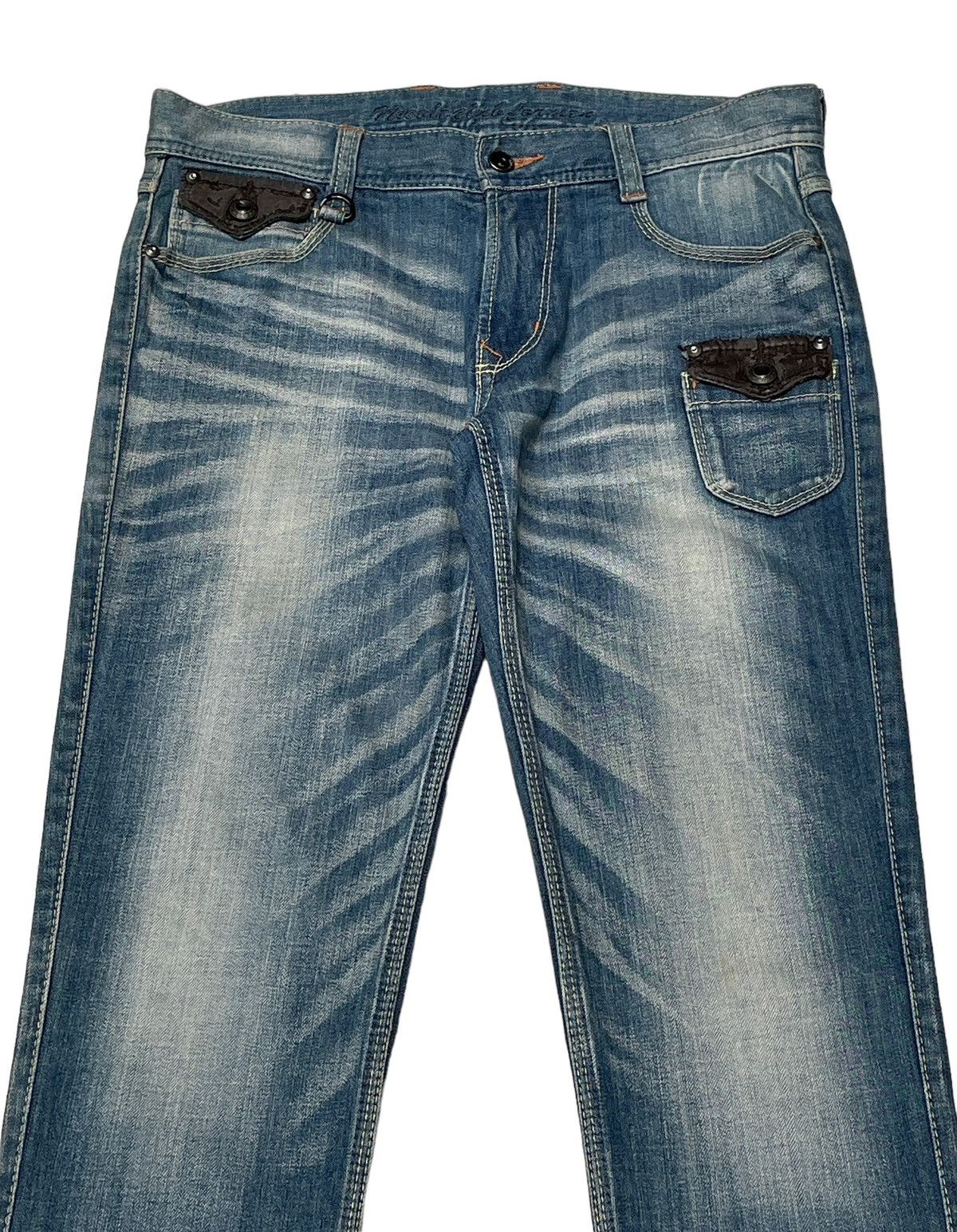 Nicole Club Vintage Japanese Brand Nicole Club Flared Jeans 1990s Size US 32 / EU 48 - 3 Thumbnail