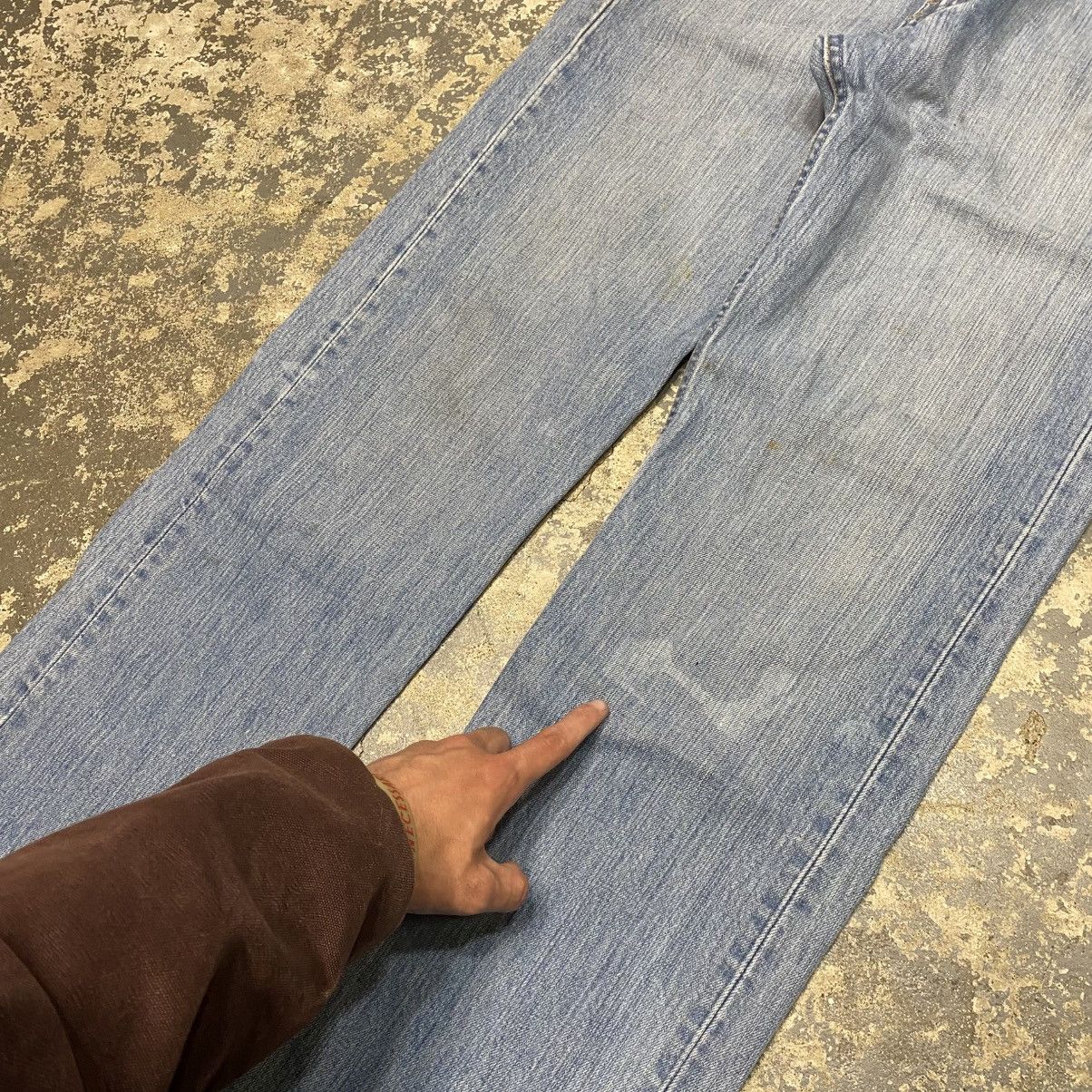 Japanese Brand × Levi's × Vintage Vintage Levis 501 Light Wash Botton Fly Denim Jeans USA 90s Size US 33 - 7 Thumbnail