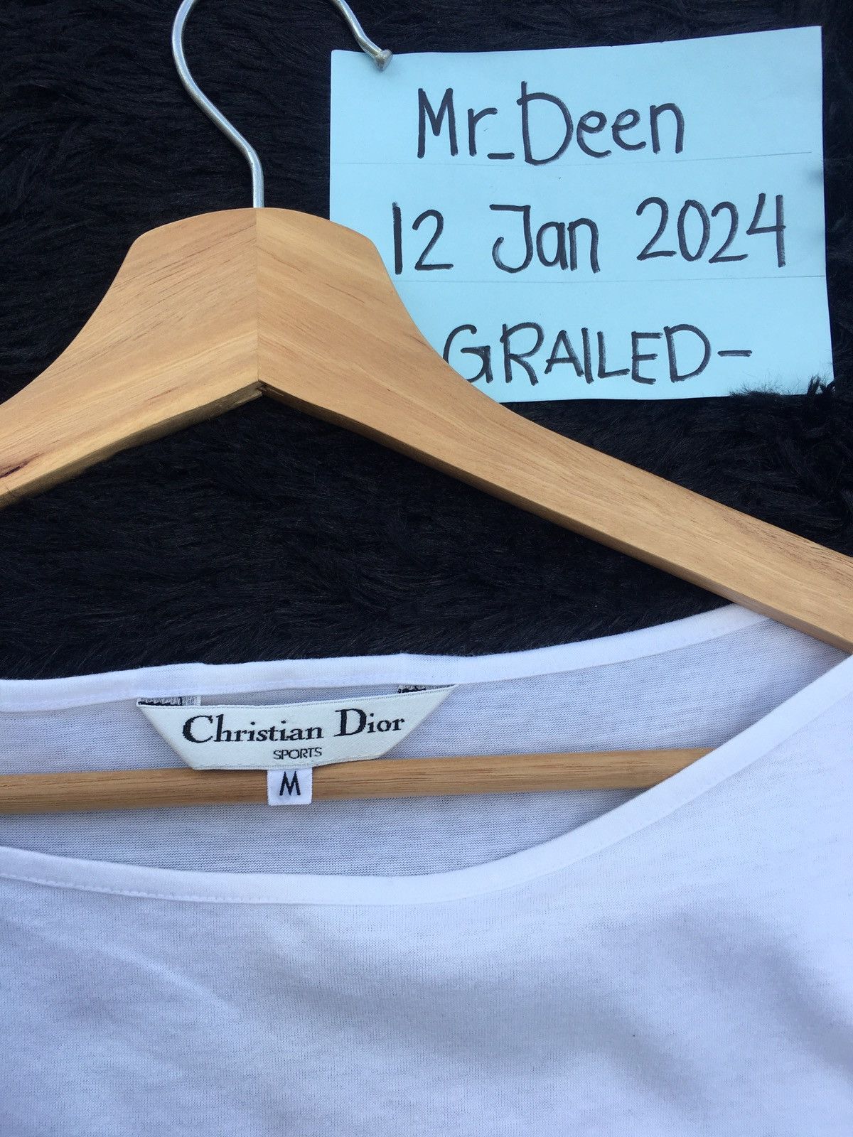 Christian Dior Monsieur Rare Vintage Christian Dior Sports Spellout Tshirt Size S / US 4 / IT 40 - 9 Thumbnail
