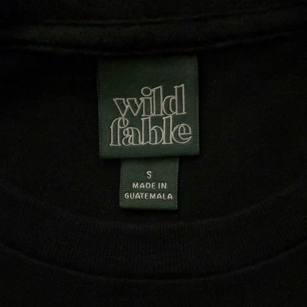 Other Wild Fable Women’s Black T-Shirt | Short Sleeve Cuffed Crew Size S / US 4 / IT 40 - 4 Thumbnail