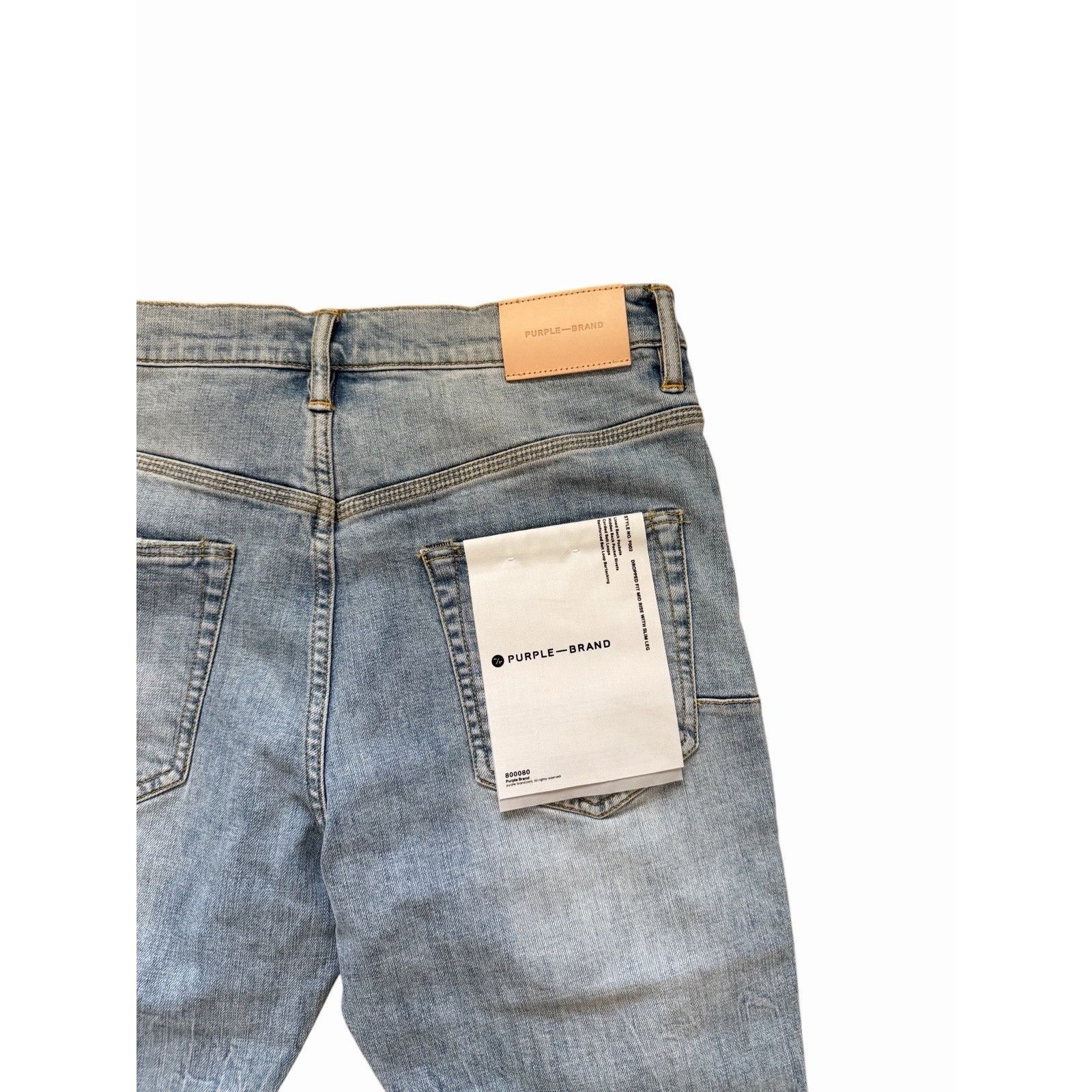 Purple Brand Purple Brand Jeans Men Dropped Slim Blue P002 Size 33/32 Size US 33 - 7 Thumbnail