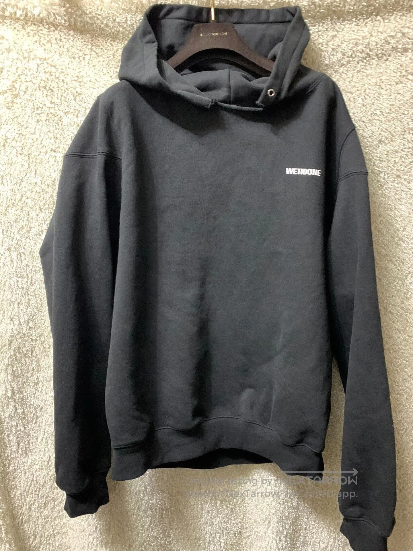 WE11DONE Welldone Men's L Size Hoodie. Size US L / EU 52-54 / 3 - 1 Thumbnail