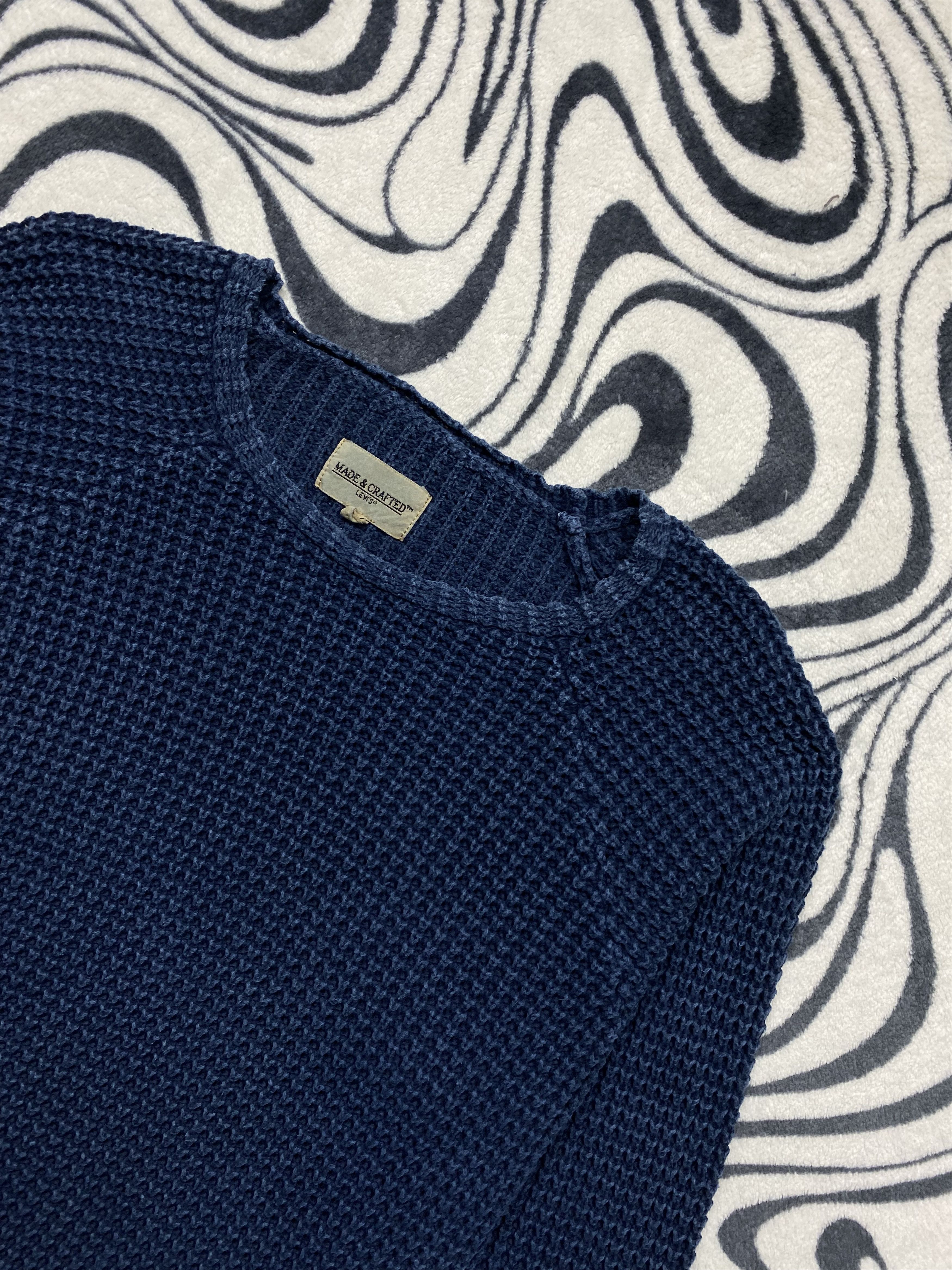 Levi's Made & Crafted Levi's Made & Crafted Vintage Washed Cotton Knit Sweater Size US XL / EU 56 / 4 - 2 Thumbnail