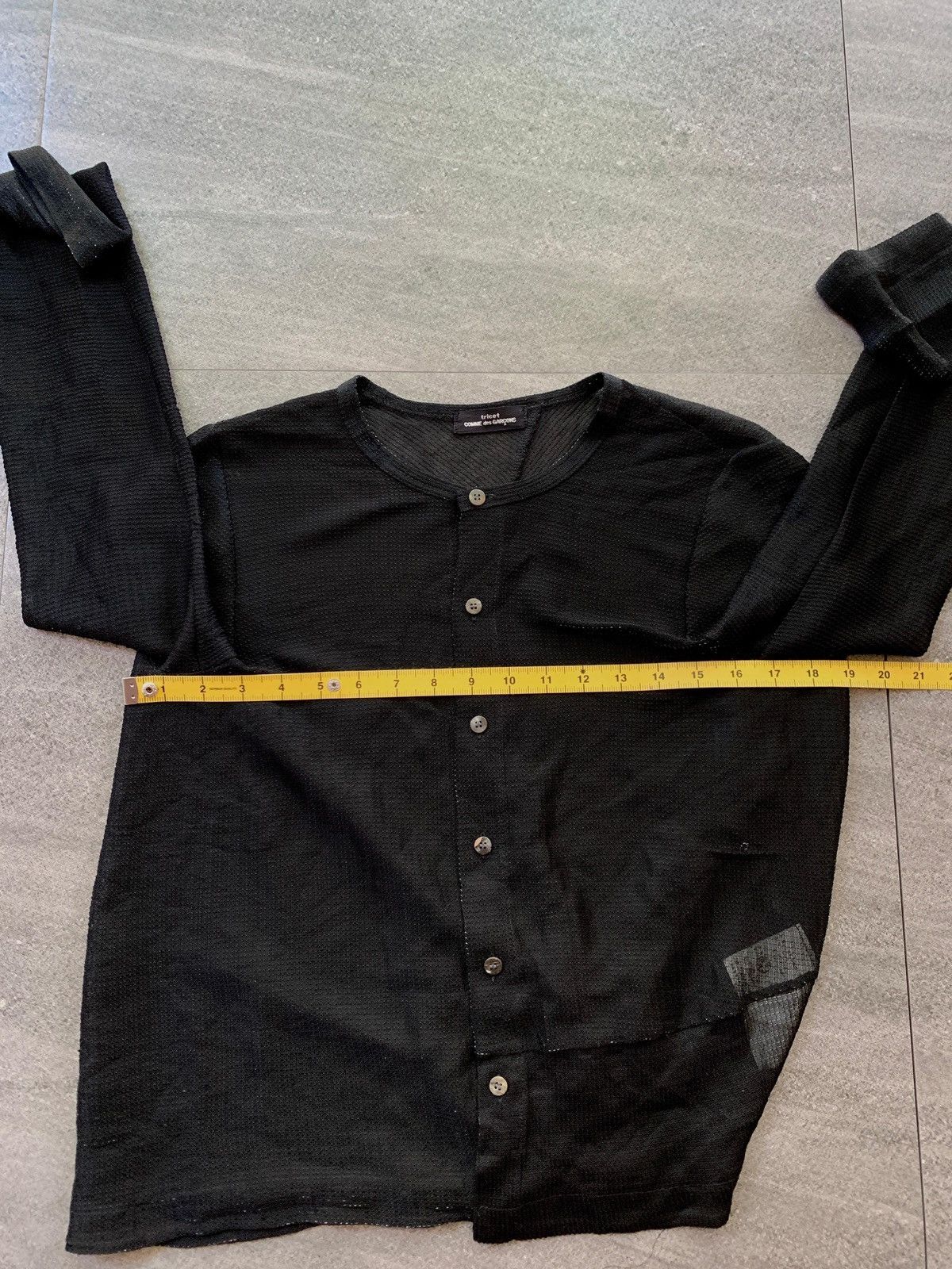 Comme des Garcons FREE TAX! Tricot Textured Polyester Cardigan Jacket Size US S / EU 44-46 / 1 - 15 Thumbnail