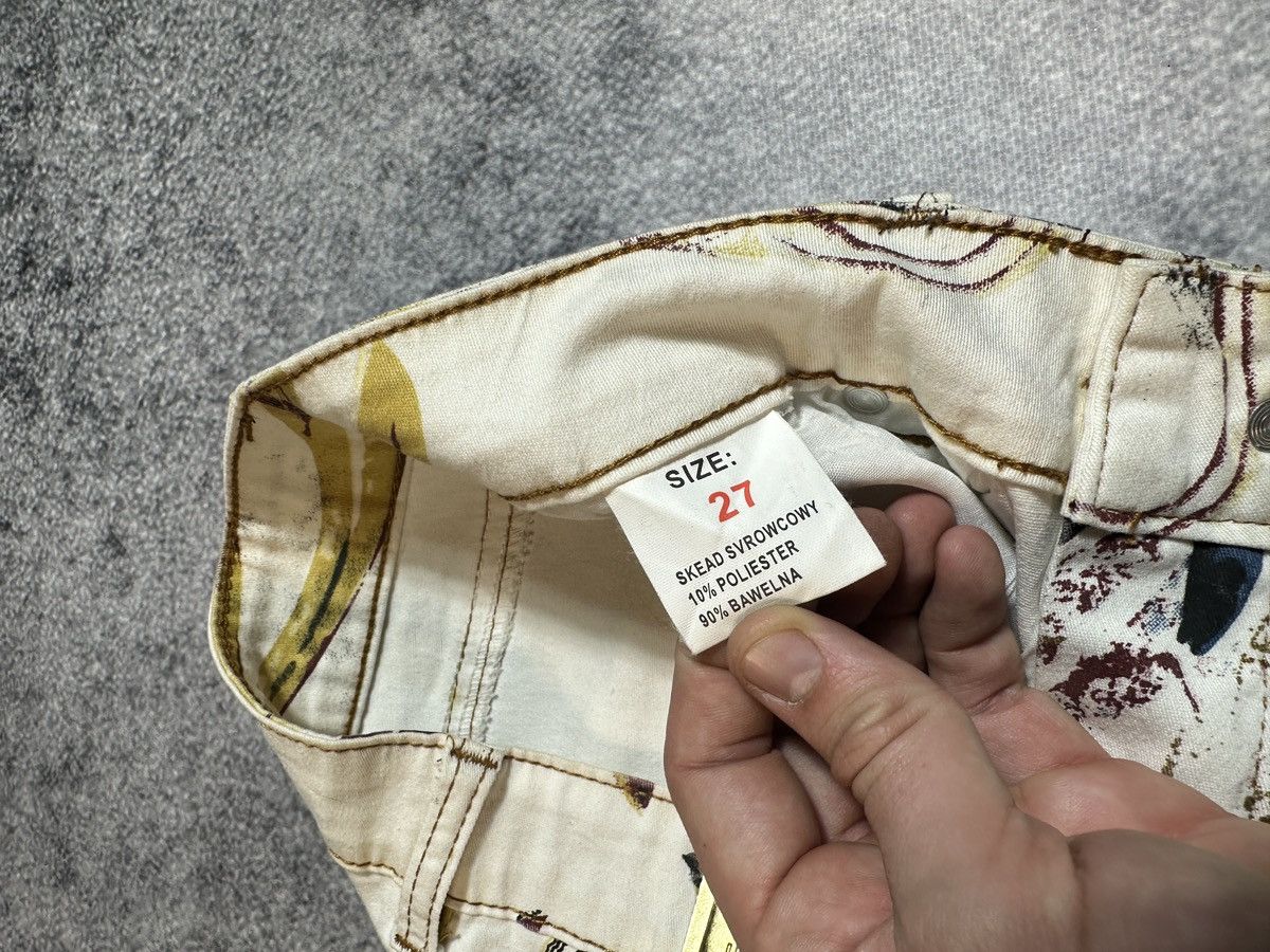 Just Cavalli × Vintage Y2K Vintage Just Cavalli Full Print Pants Streetwear Style Size 27" / US 4 / IT 40 - 6 Thumbnail