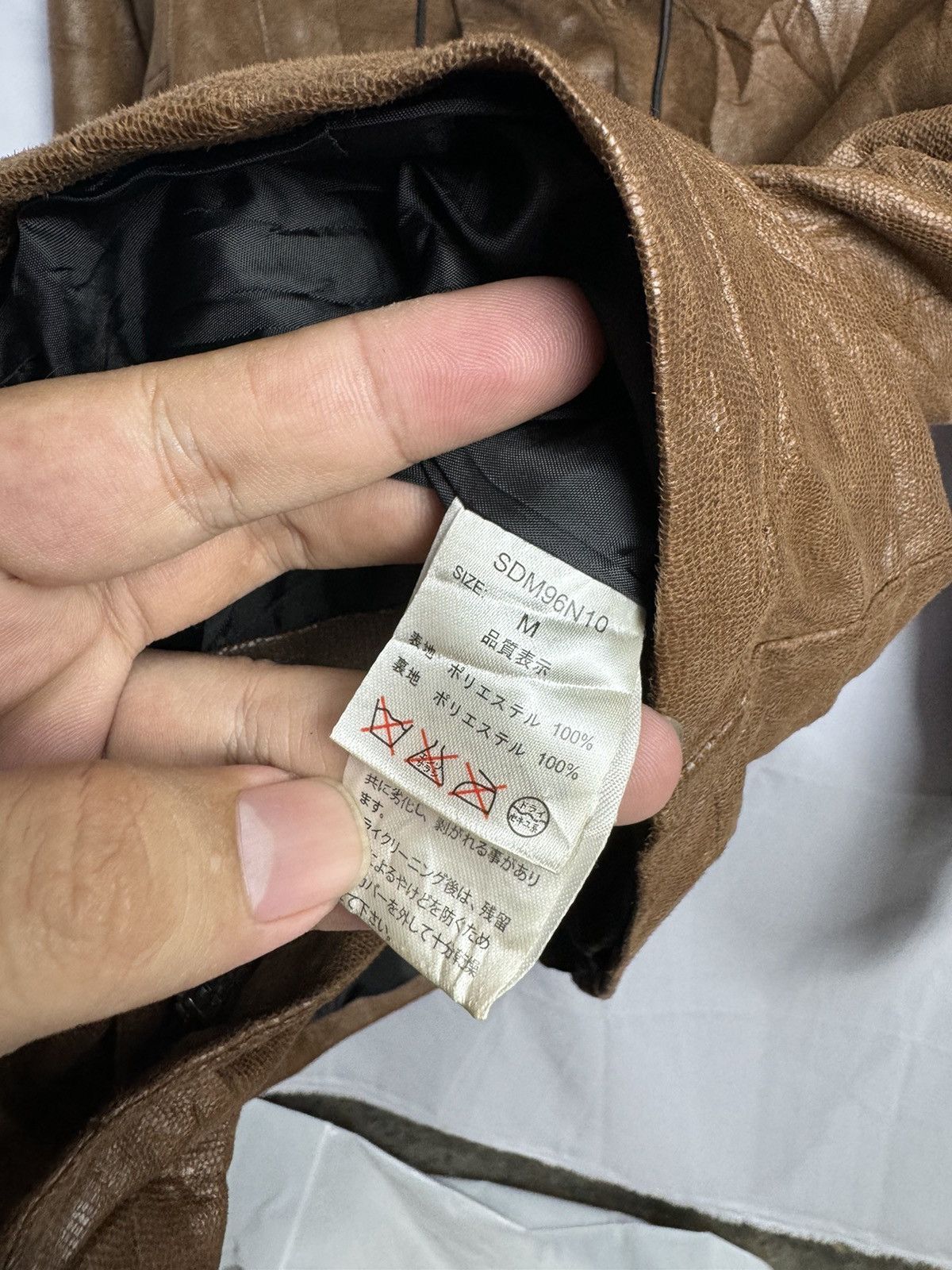 Beauty Beast ❌SOLD❌Asymmetrical Leather Jacket Semanticdesign Size US M / EU 48-50 / 2 - 15 Thumbnail