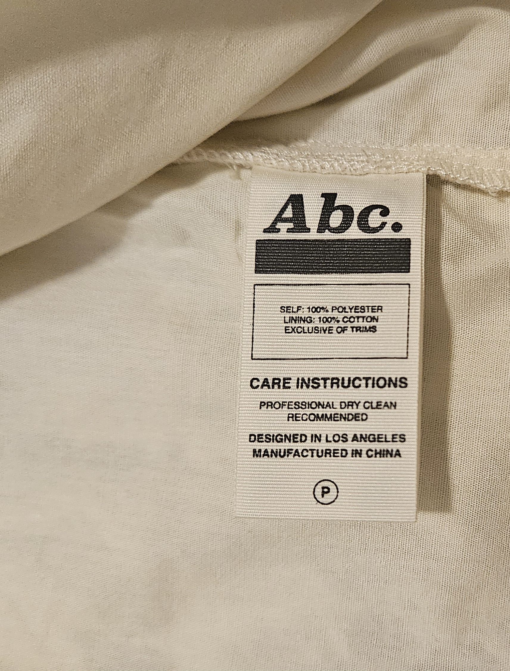 Advisory Board Crystals ABC Pacifist Camp Shirt (SS24) - Ecru Size US S / EU 44-46 / 1 - 6 Thumbnail
