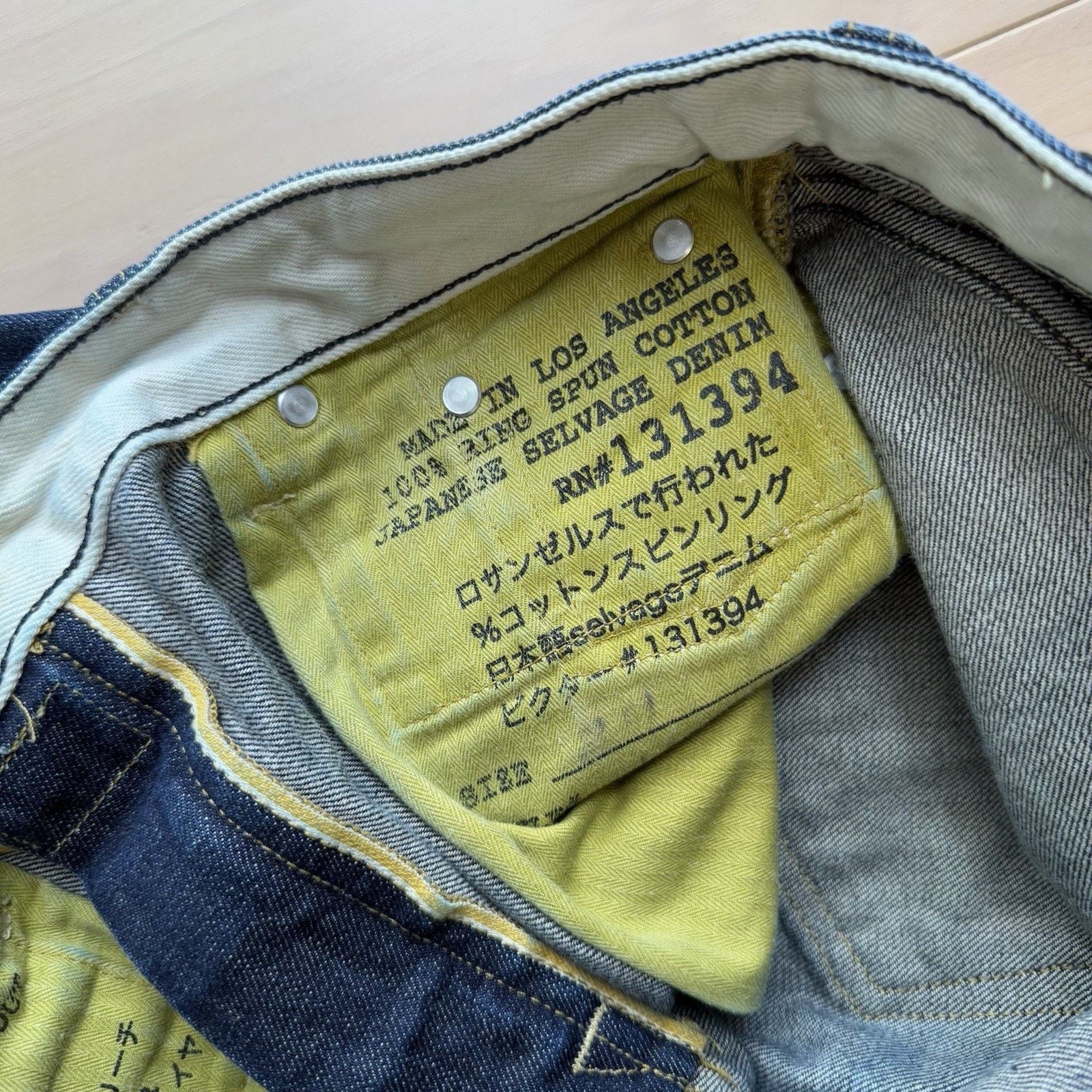 Civilianaire Civilianaire Selvedge Jeans 30 Blue Dark Wash Japan Denim Size US 30 / EU 46 - 7 Thumbnail