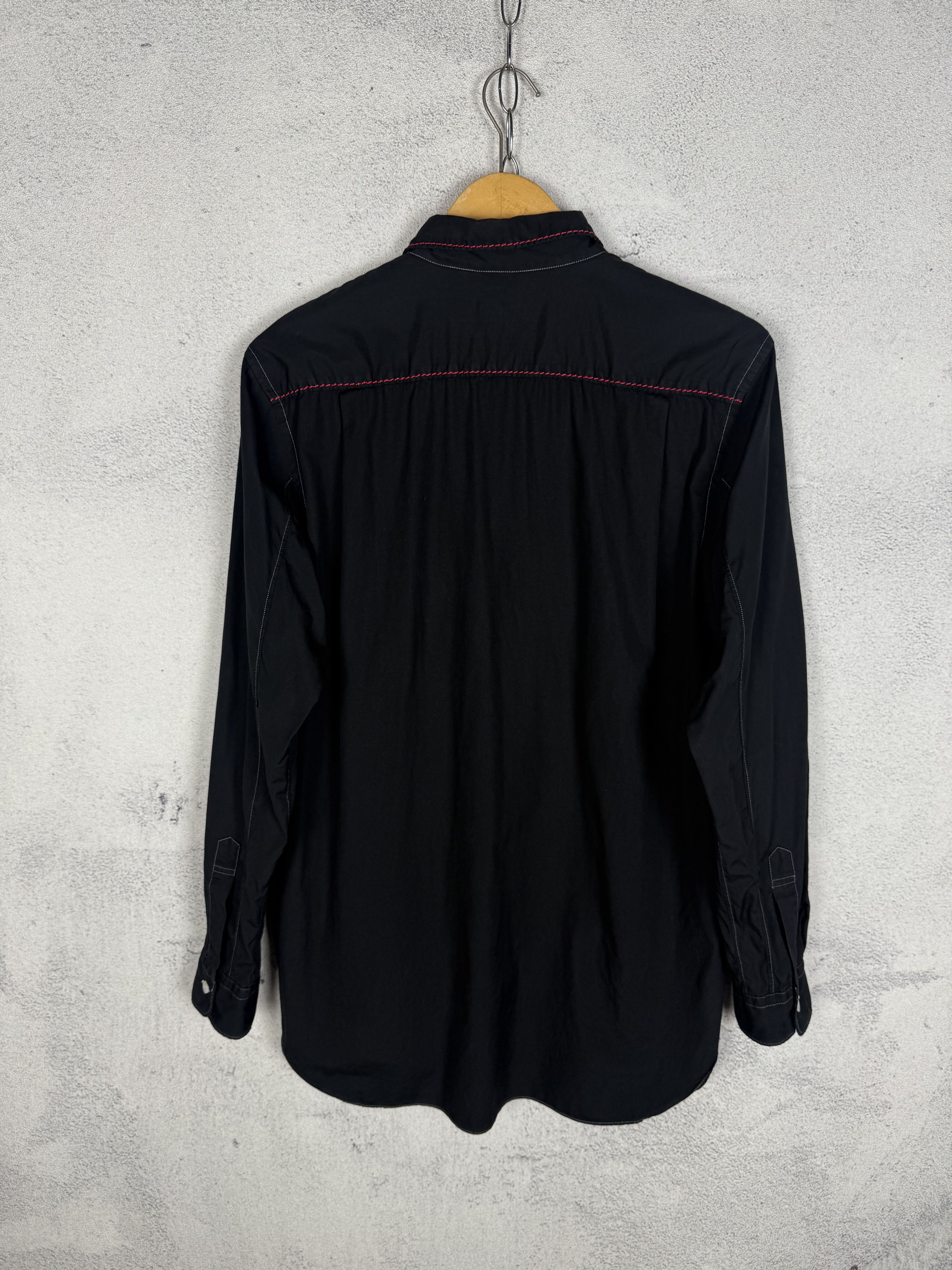 Comme des Garcons 90s Comme Des Garcons Homme Plus Stitched Button Up Shirt Size US M / EU 48-50 / 2 - 4 Thumbnail