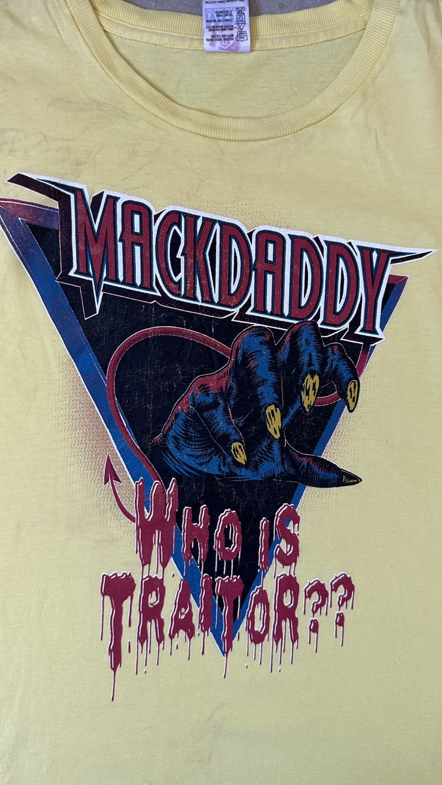 Japanese Brand VINTAGE MACKDADDY WHO IS TRAITOR TEE Size US M / EU 48-50 / 2 - 2 Thumbnail