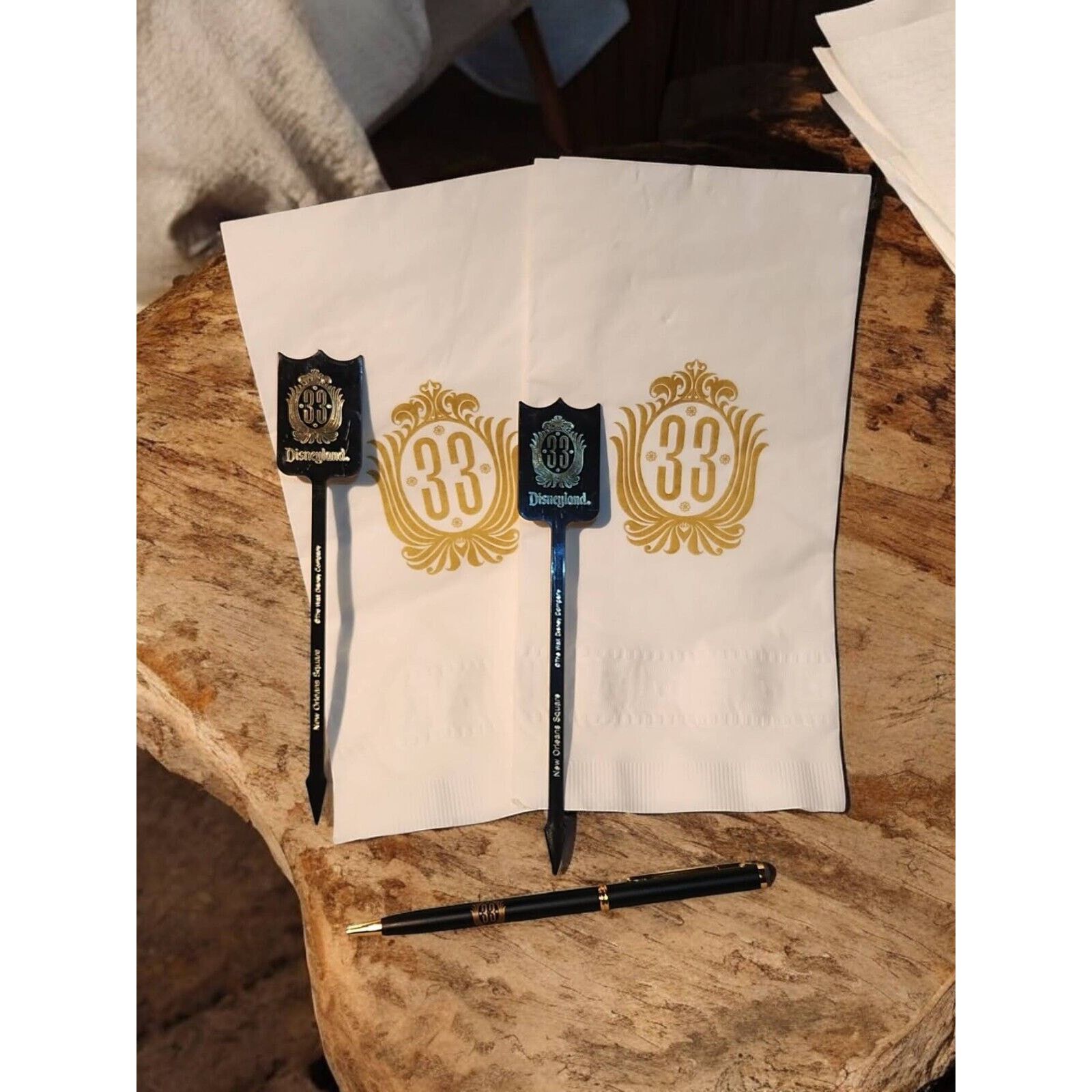 Disney RARE! Disney Club 33 Cobalt Blue Tiki Mug + Club 33 EXTRAS! Size ONE SIZE - 3 Thumbnail