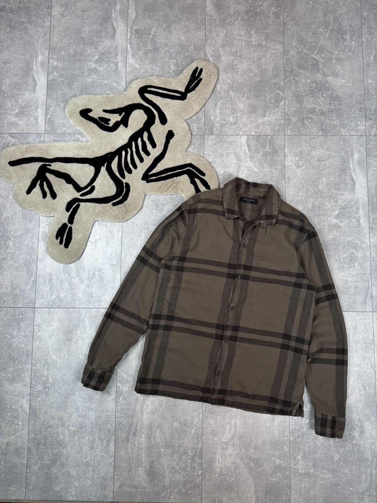Allsaints Mens Vintage AllSaints Anchorage ls shirts button up flannel Size US L / EU 52-54 / 3 - 1 Thumbnail