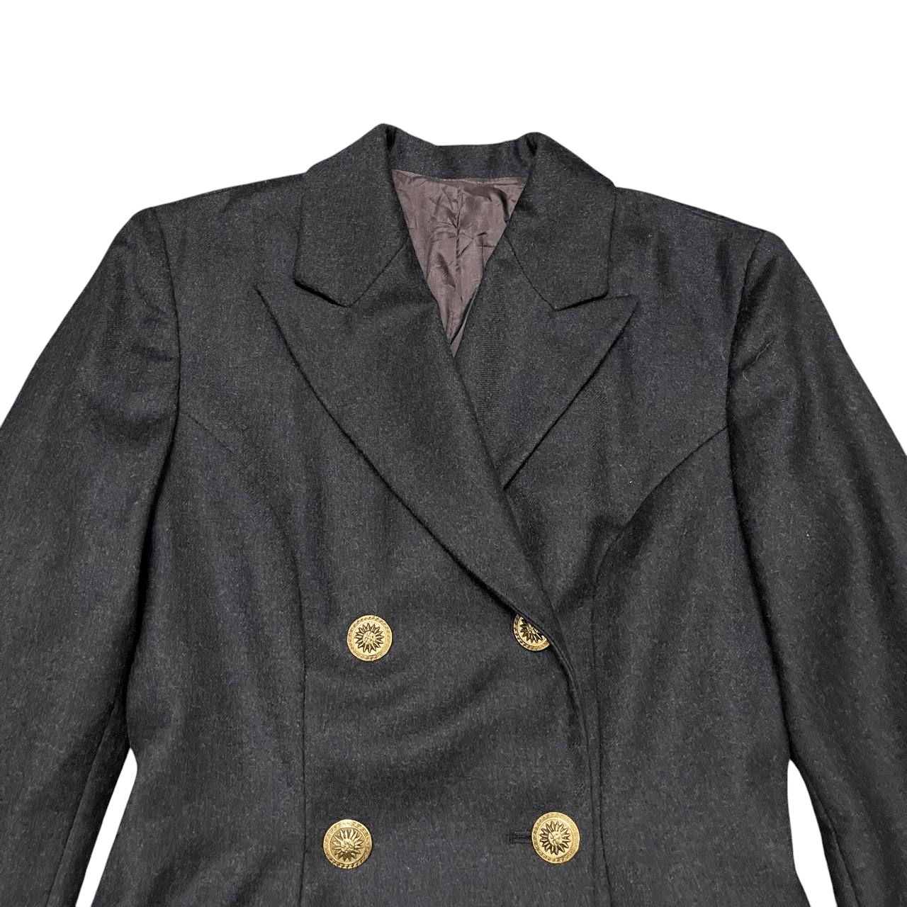 Versace Vintage Versace Sport Wool Coat Size S / US 4 / IT 40 - 2 Thumbnail