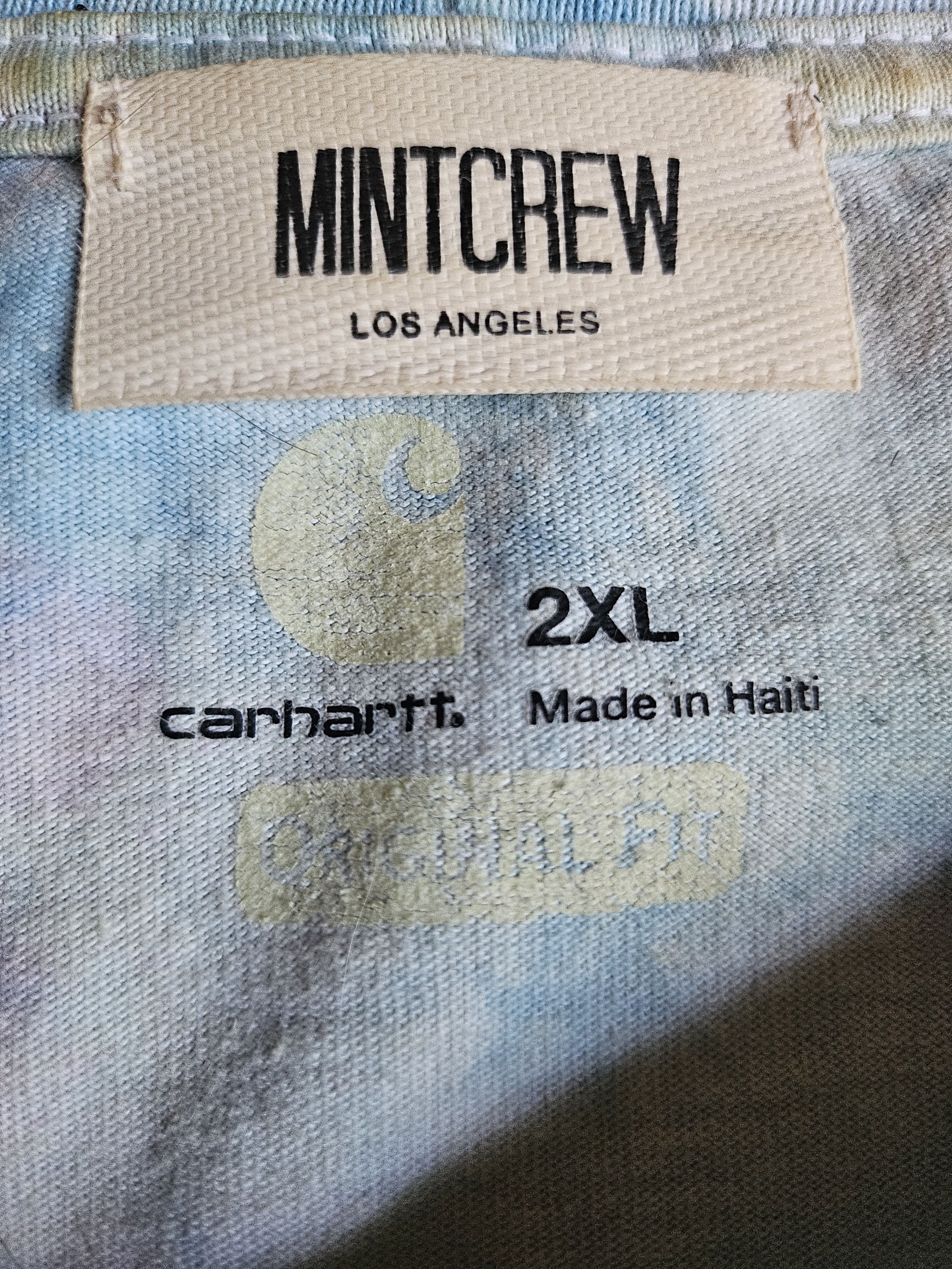 Carhartt Mintcrew x Carhartt Tie-Dye Shirt Size US XXL / EU 58 / 5 - 4 Thumbnail