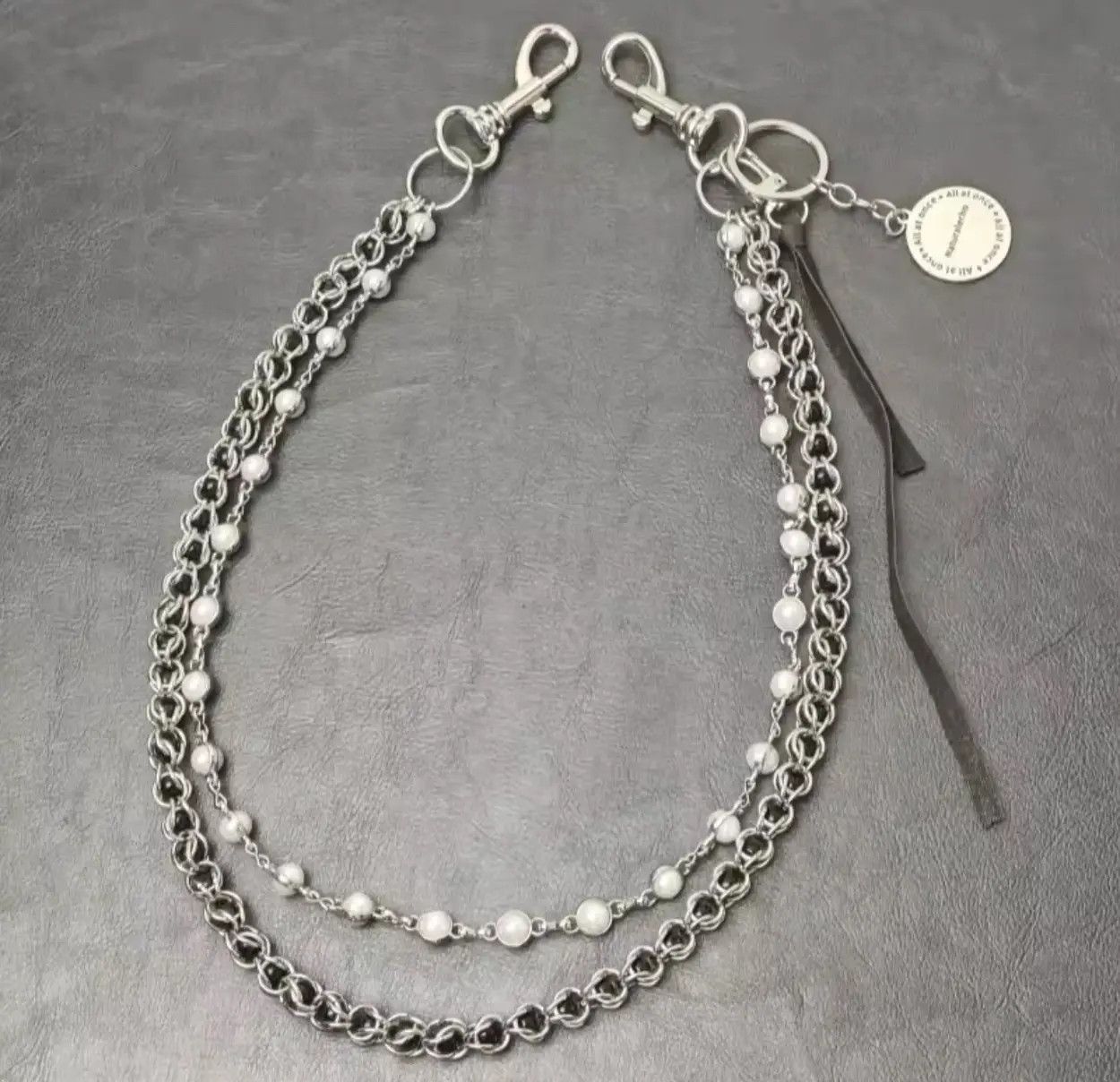 Japanese Brand × Jewelry Titanium Steel Clamp Beads Punk Pants Chain Size ONE SIZE - 2 Thumbnail