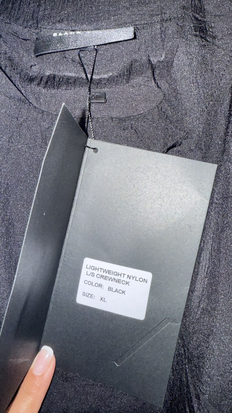 Other BLVCKSCVLE Lightweight Nylon Pullover Crewneck Black Size US XL / EU 56 / 4 - 7 Thumbnail