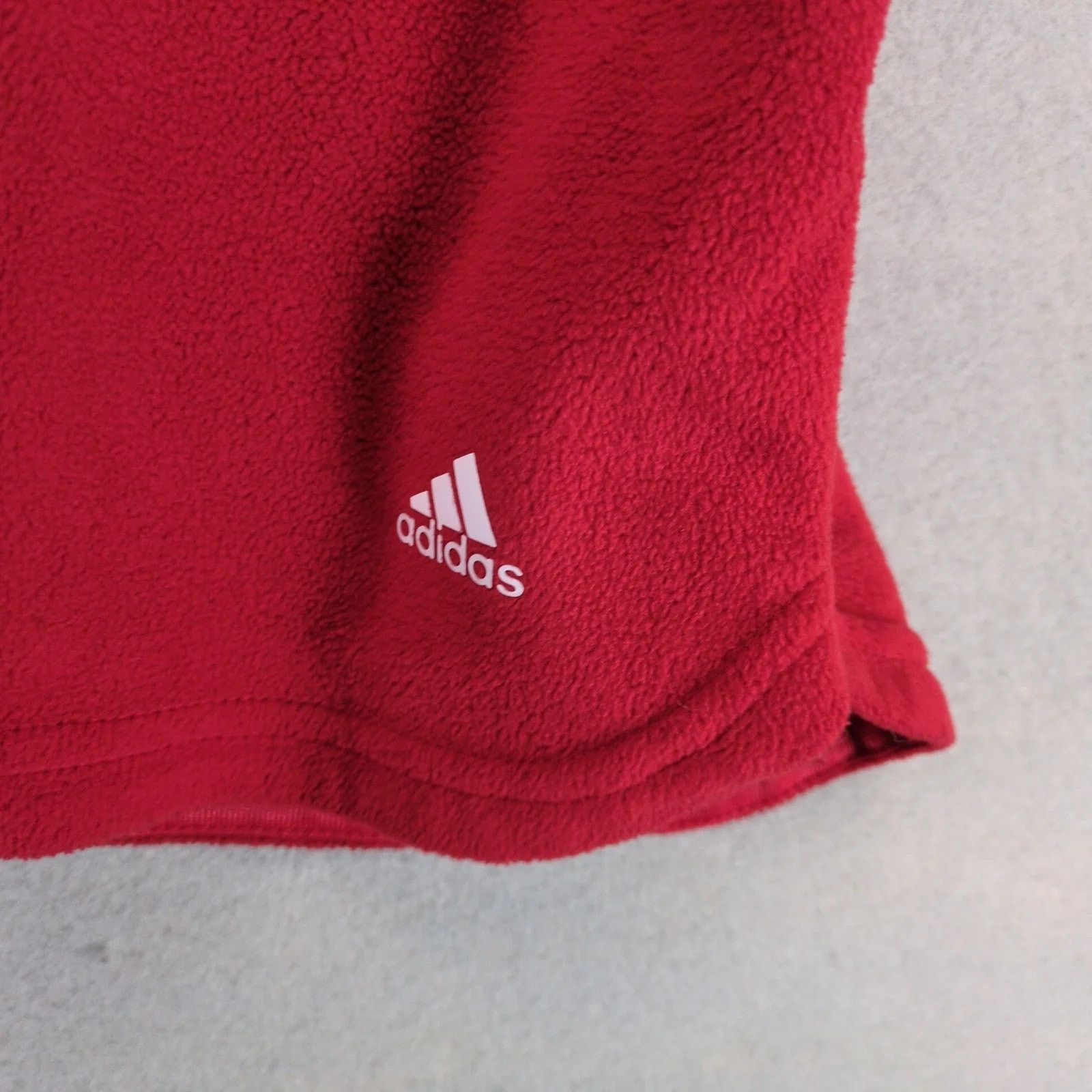 Adidas Adidas Golf Red Fleece Pullover Women's M Cowl Neck Long Slv Size M / US 6-8 / IT 42-44 - 9 Thumbnail