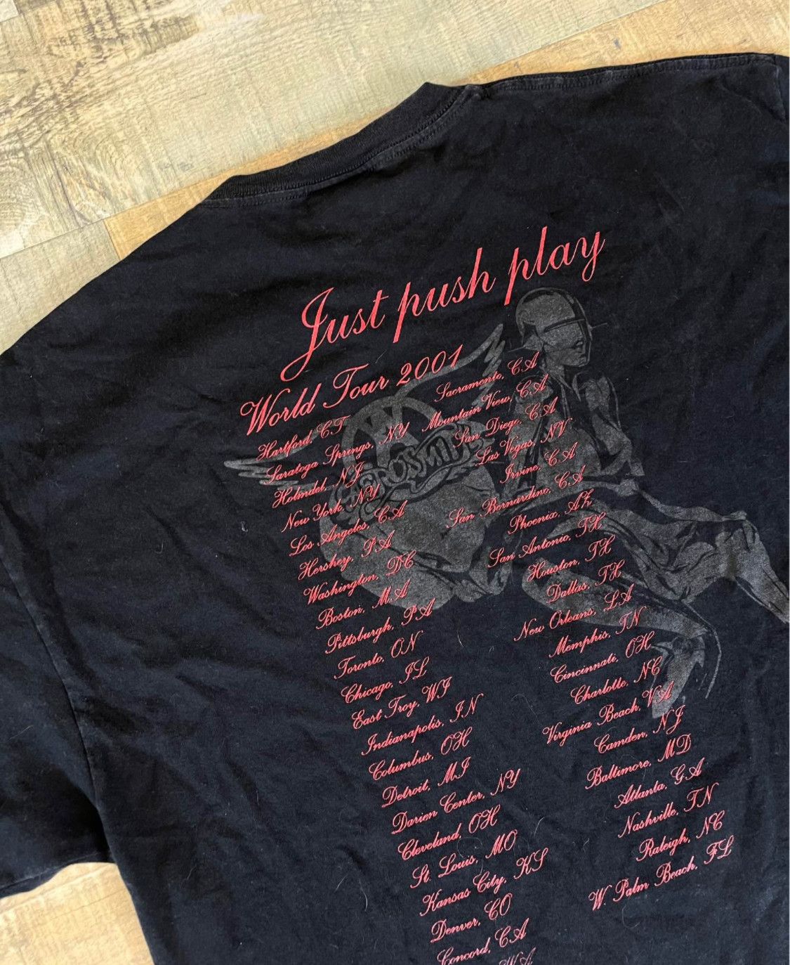 Giant Aerosmith 2001 XL Just Push Play Vintage Size US XL / EU 56 / 4 - 5 Thumbnail