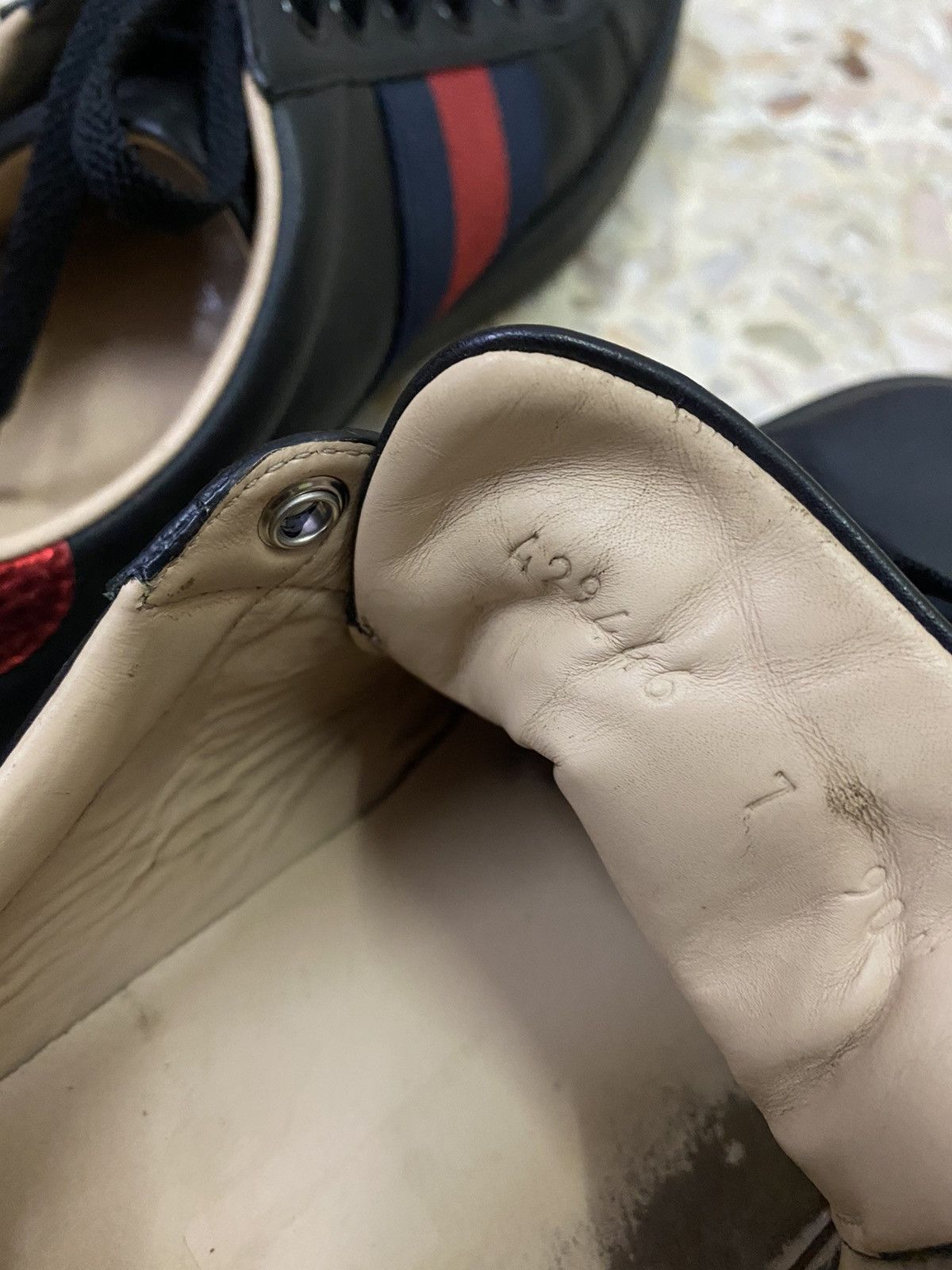 Gucci Gucci Ace Black Sneaker Size US 8 / EU 41 - 9 Thumbnail