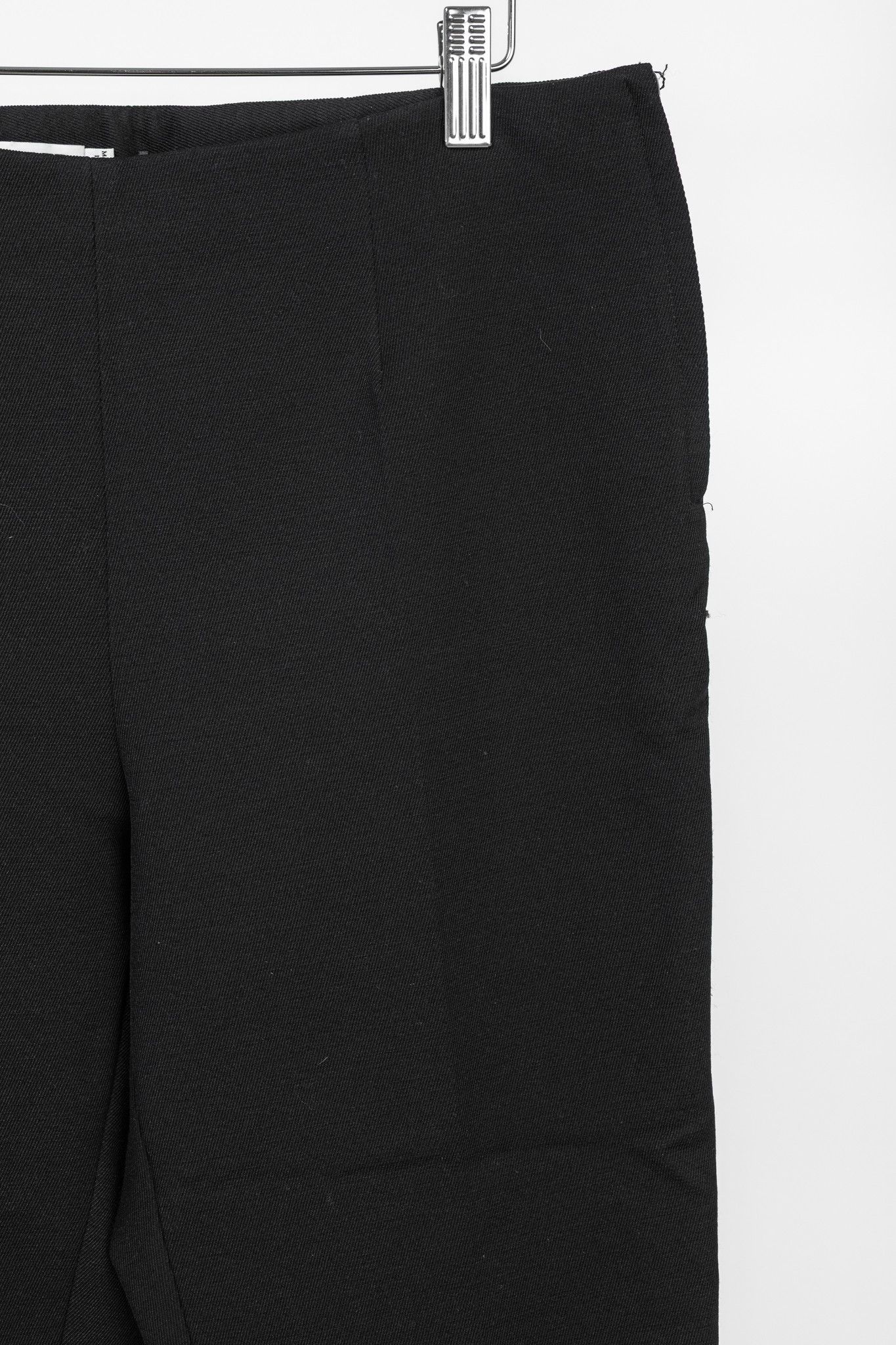 Jil Sander Jil Sander Black Wool-Blend Twill Slim Ankle-Length Trousers Size 27" / US 4 / IT 40 - 4 Thumbnail