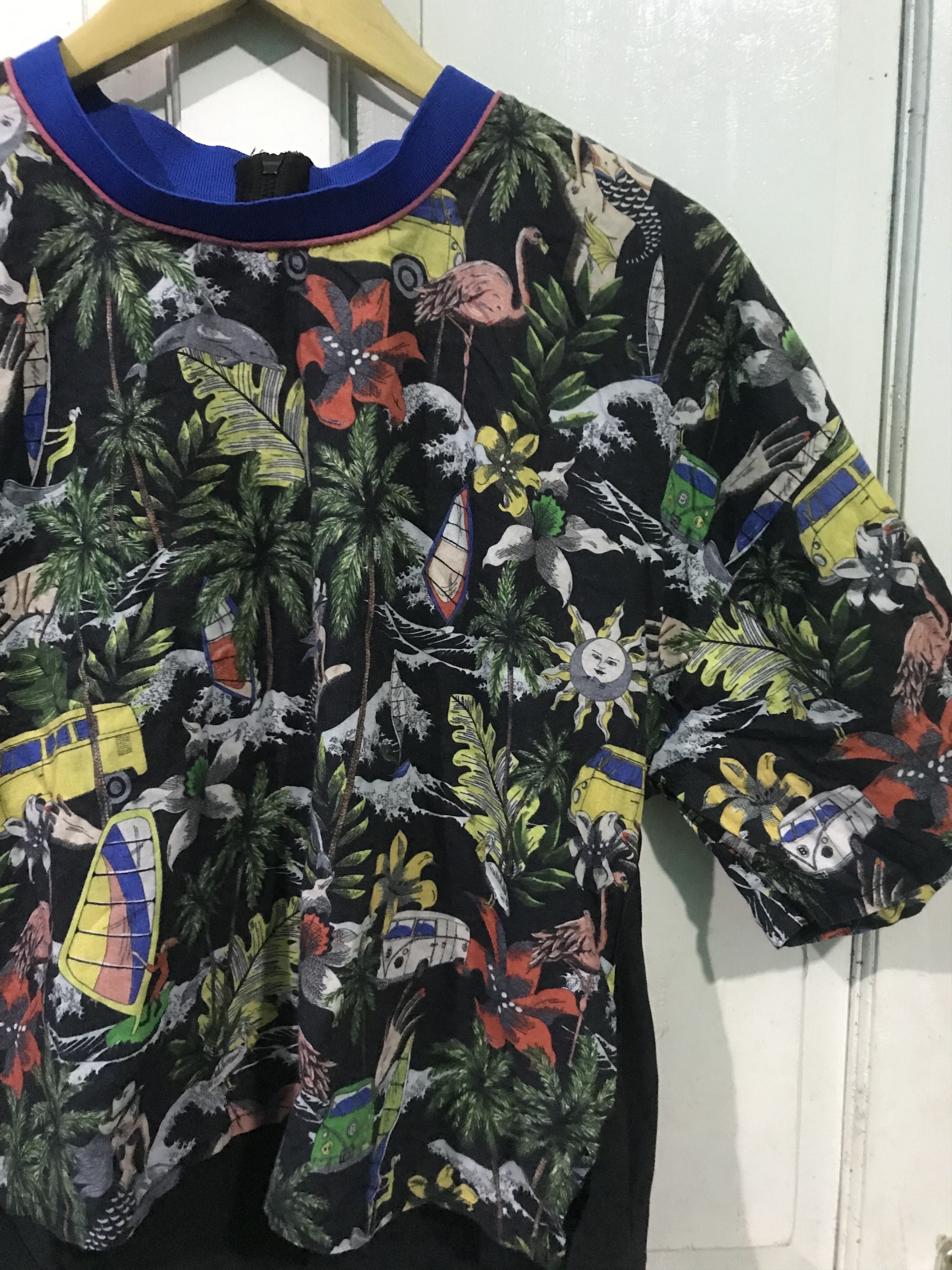 BIMBA Y LOLA Vintage ‼️RARE‼️BIMBA Y LOLA HAWAIIAN PRINT Size M / US 6-8 / IT 42-44 - 3 Thumbnail