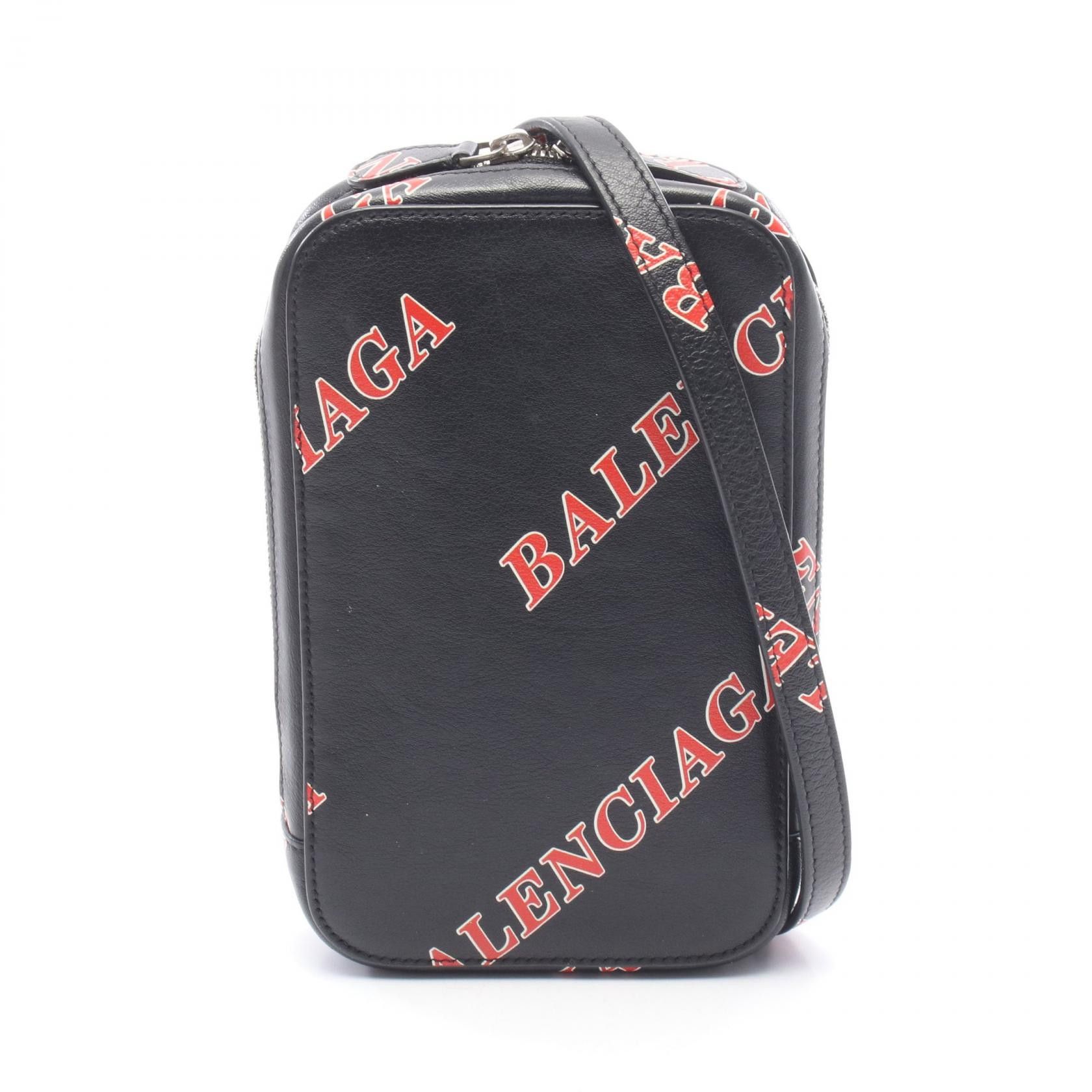 Balenciaga Balenciaga Balenciaga CASH ZIP PHONE HOLDER Leather Shoulder Bag Leather Shoulder Bag 618189 DUTY FREE for USA Size ONE SIZE - 1 Thumbnail