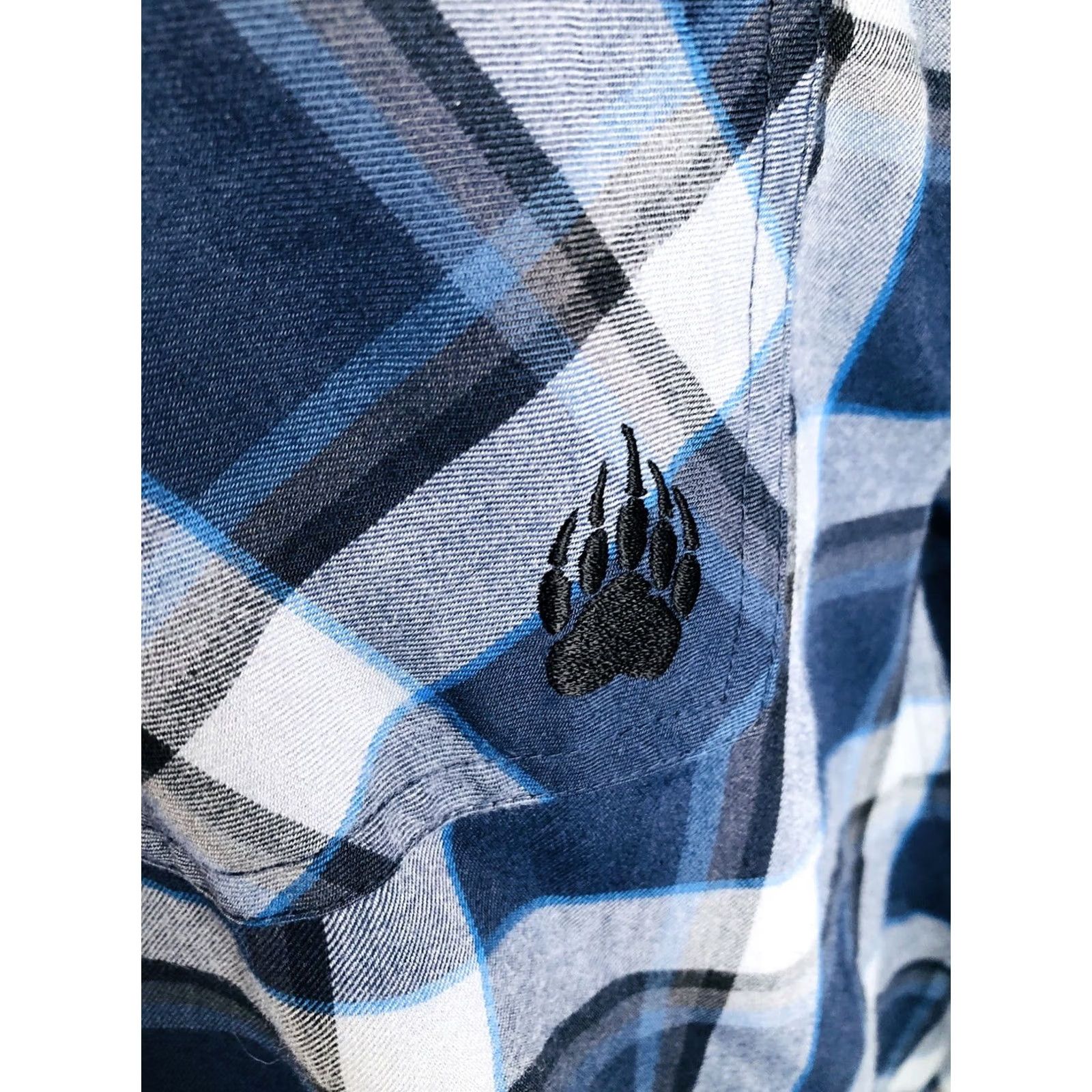 Vintage Duluth Alaskan Hard Gear Lightweight Flannel Outdoor Shirt Mens XL Slim Blue Size US XL / EU 56 / 4 - 3 Thumbnail