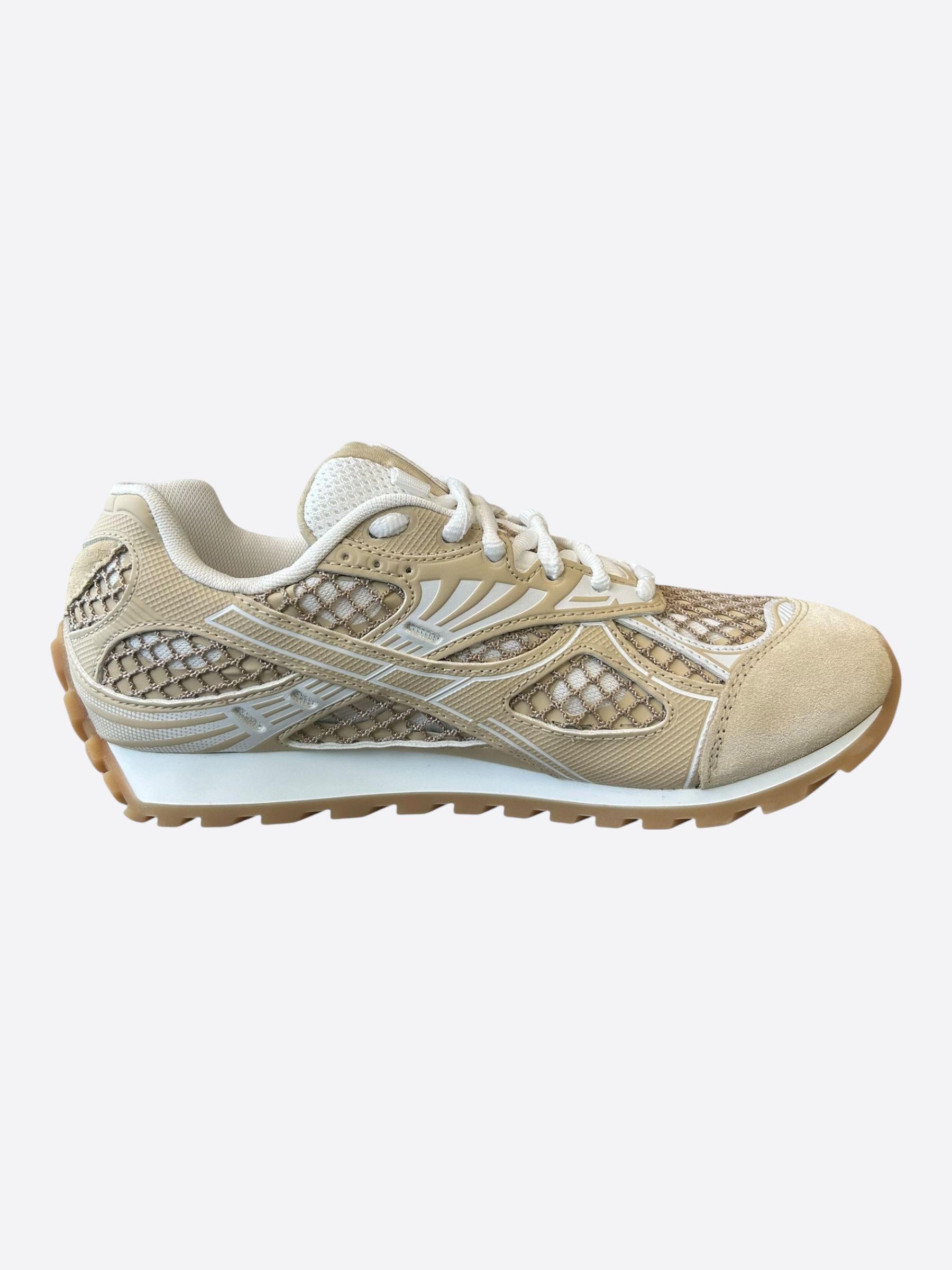 Bottega Veneta Bottega Veneta Beige Suede Orbit Women's Sneakers Size US 7 / IT 37 - 5 Thumbnail