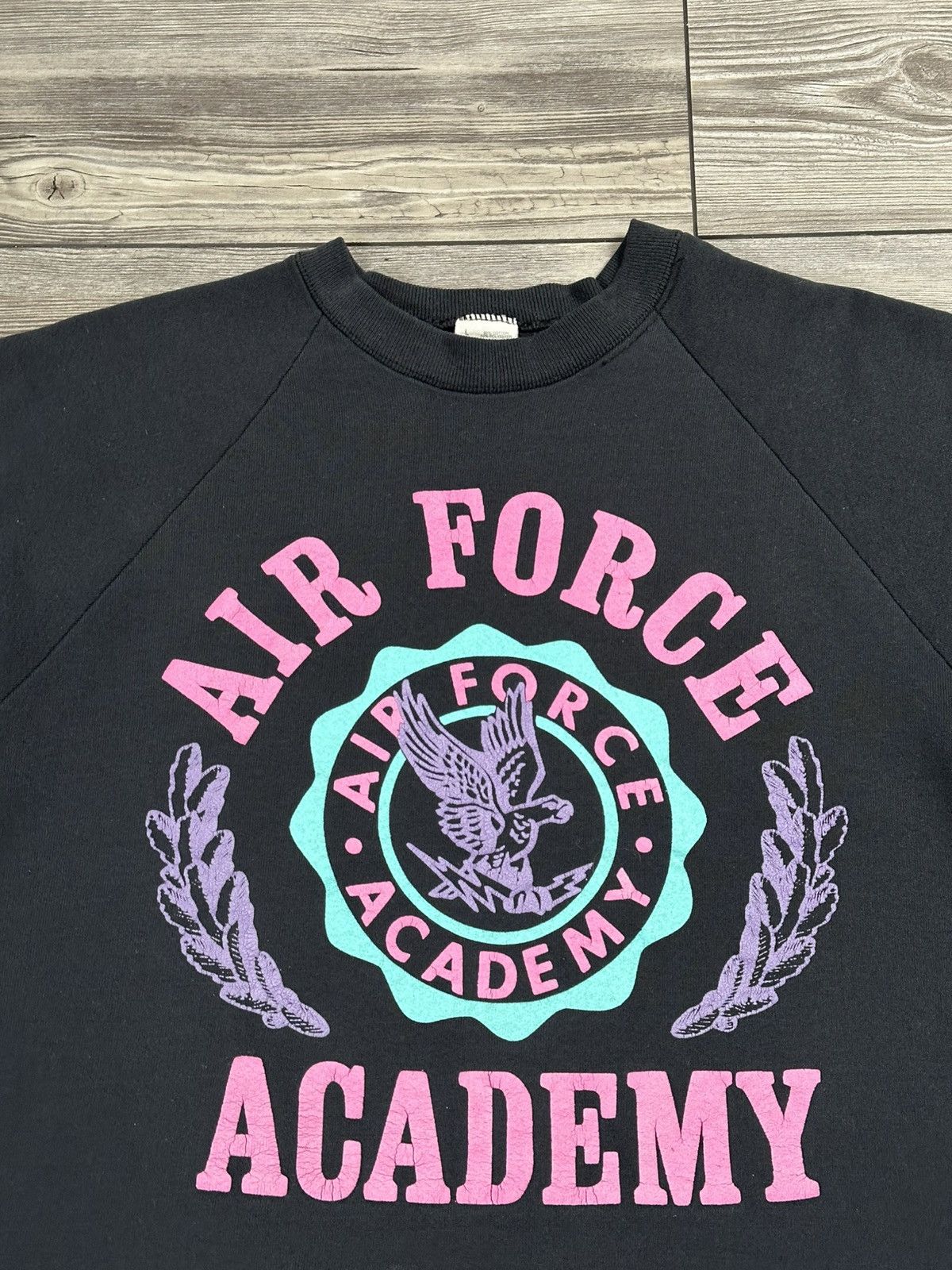 Fruit Of The Loom × Vintage Vintage 90’s Air Force Academy Crewneck Size US L / EU 52-54 / 3 - 2 Thumbnail