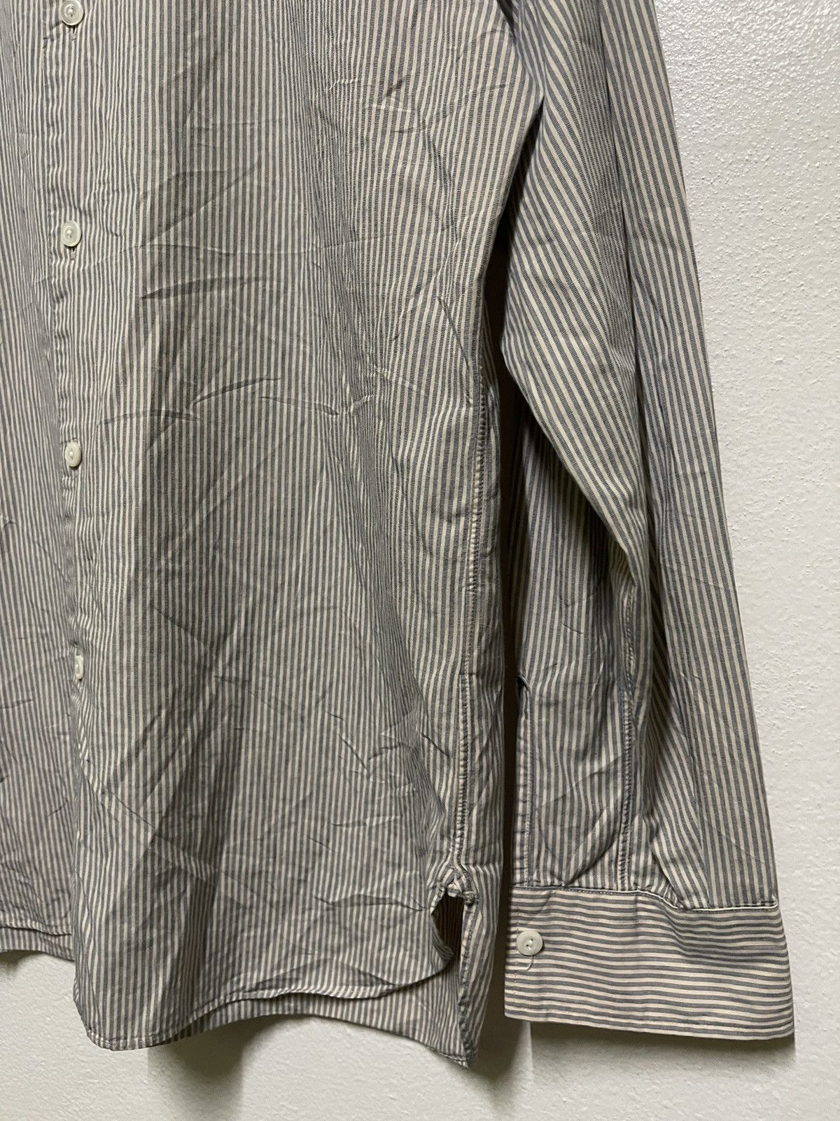 Japanese Brand × N.Hoolywood N.Hoolywood Long Sleeve Shirt Striped Size US M / EU 48-50 / 2 - 5 Thumbnail