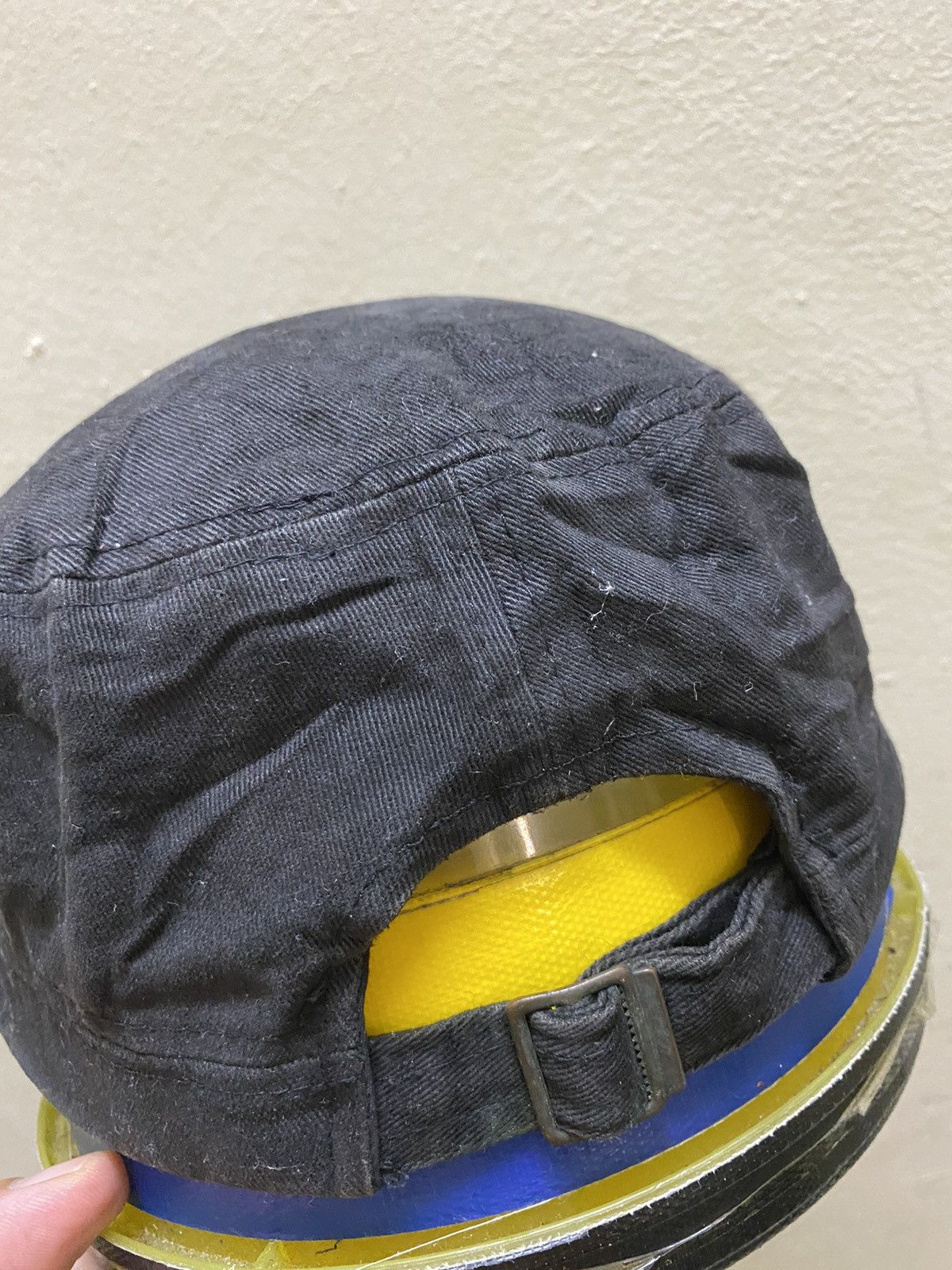 Japanese Brand × Vintage Twofold Style Vintage Struded Cadet Distressed Style Cap Hat Size ONE SIZE - 4 Thumbnail