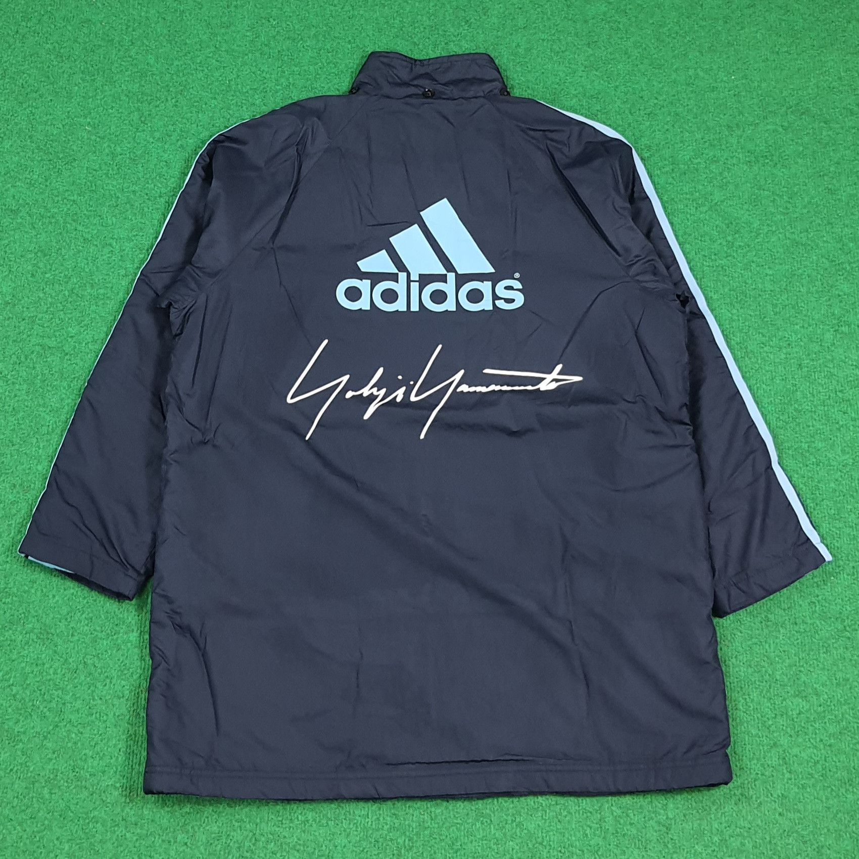 Adidas Vintage Adidas Stripes Custom Yohji Logo Jacket C281N12 Size US M / EU 48-50 / 2 - 1 Thumbnail