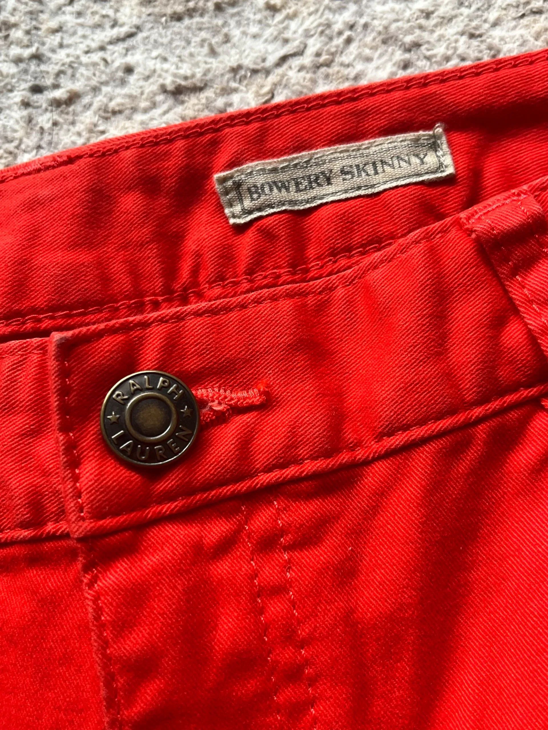 Polo Ralph Lauren Polo Ralph Lauren Bowery Skinny Sz 16 / XS Red Jeans Size 24" / US 00 / IT 34 - 7 Thumbnail