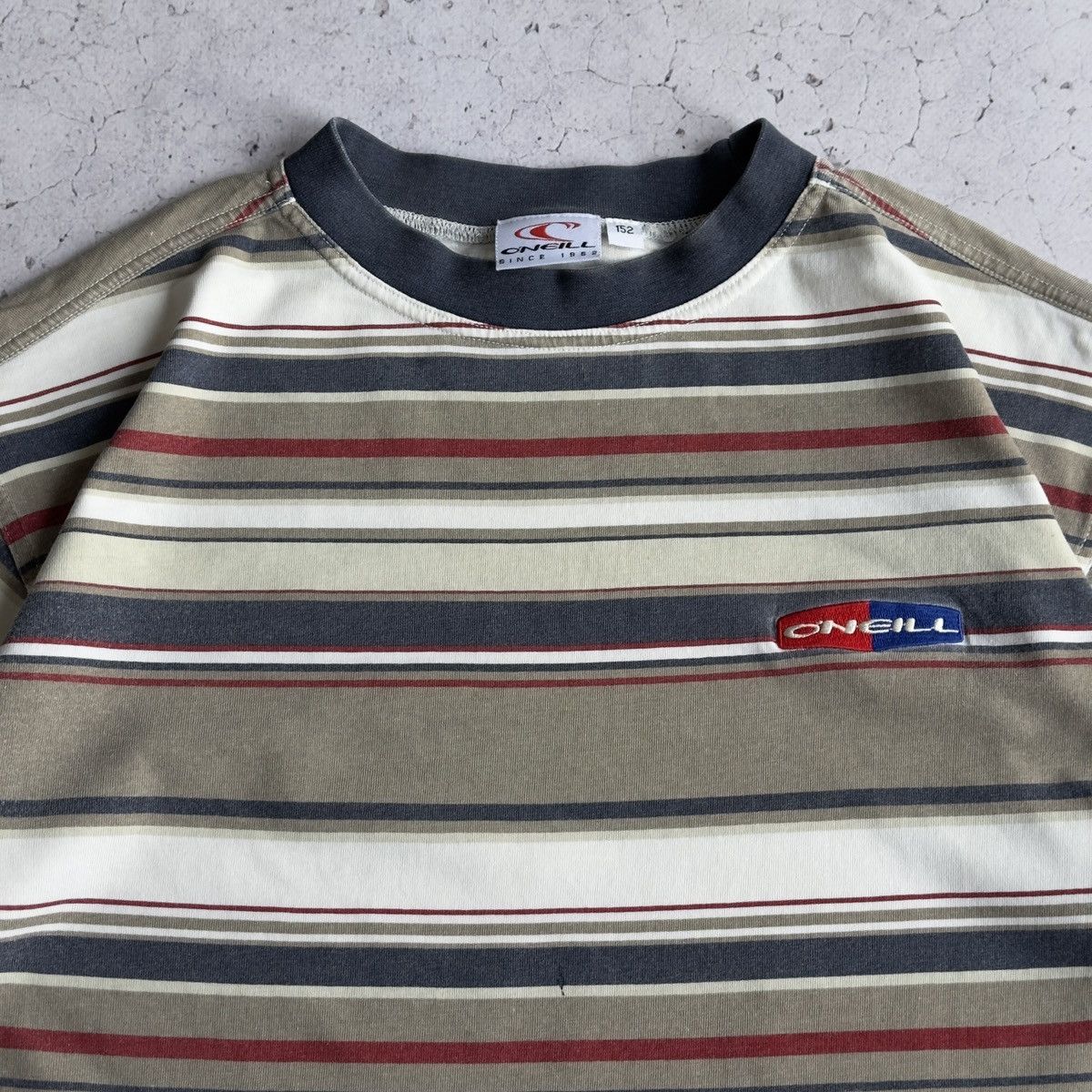 O'Neill VINTAGE Y2K O’NEILL STRIPED SURF TEE Size US M / EU 48-50 / 2 - 2 Thumbnail