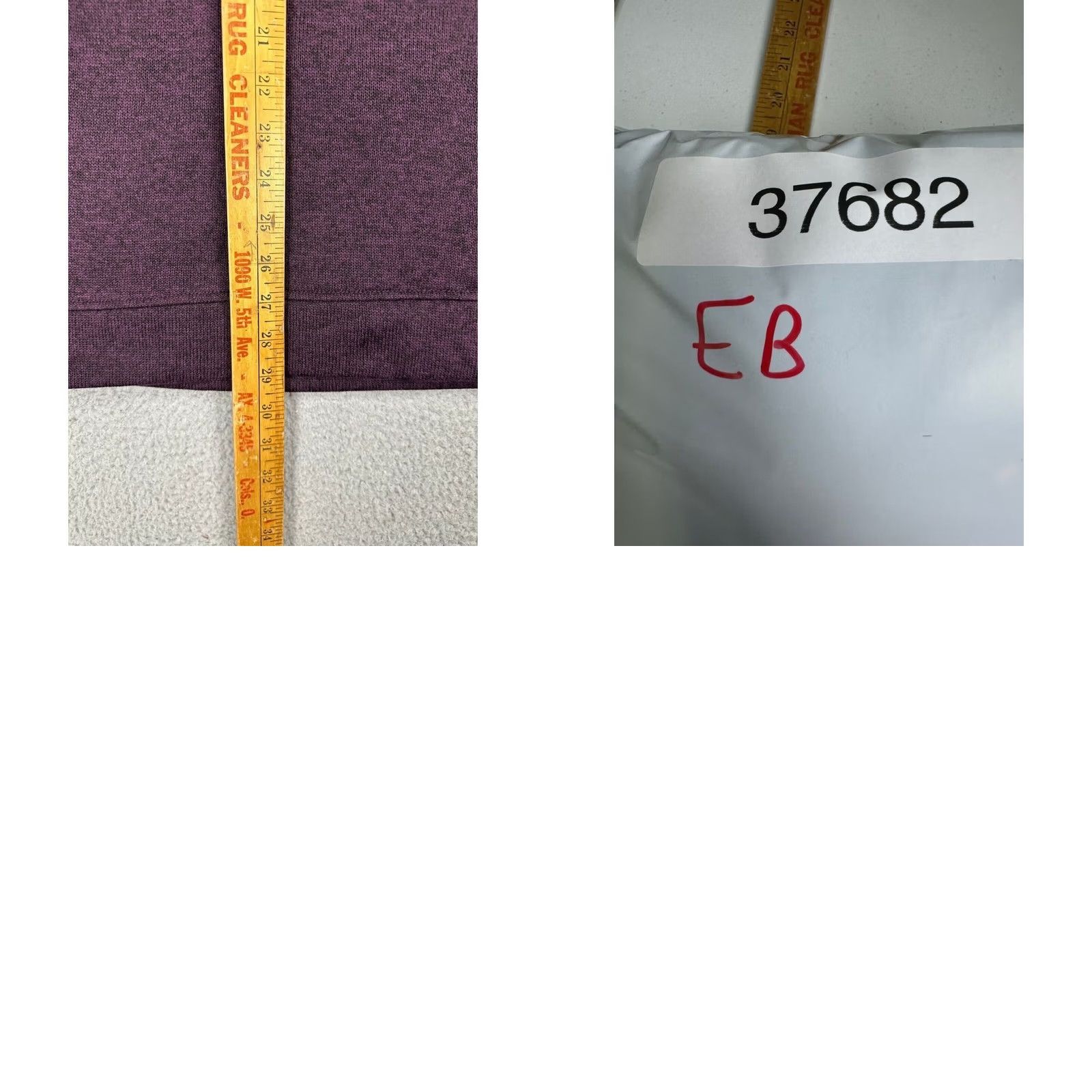 Eddie Bauer Eddie Bauer Pullover Sweater Mens 2XL Dark Purple Fleece Quarter Snap Logo Mock Neck Baggy? Size US XXL / EU 58 / 5 - 8 Thumbnail