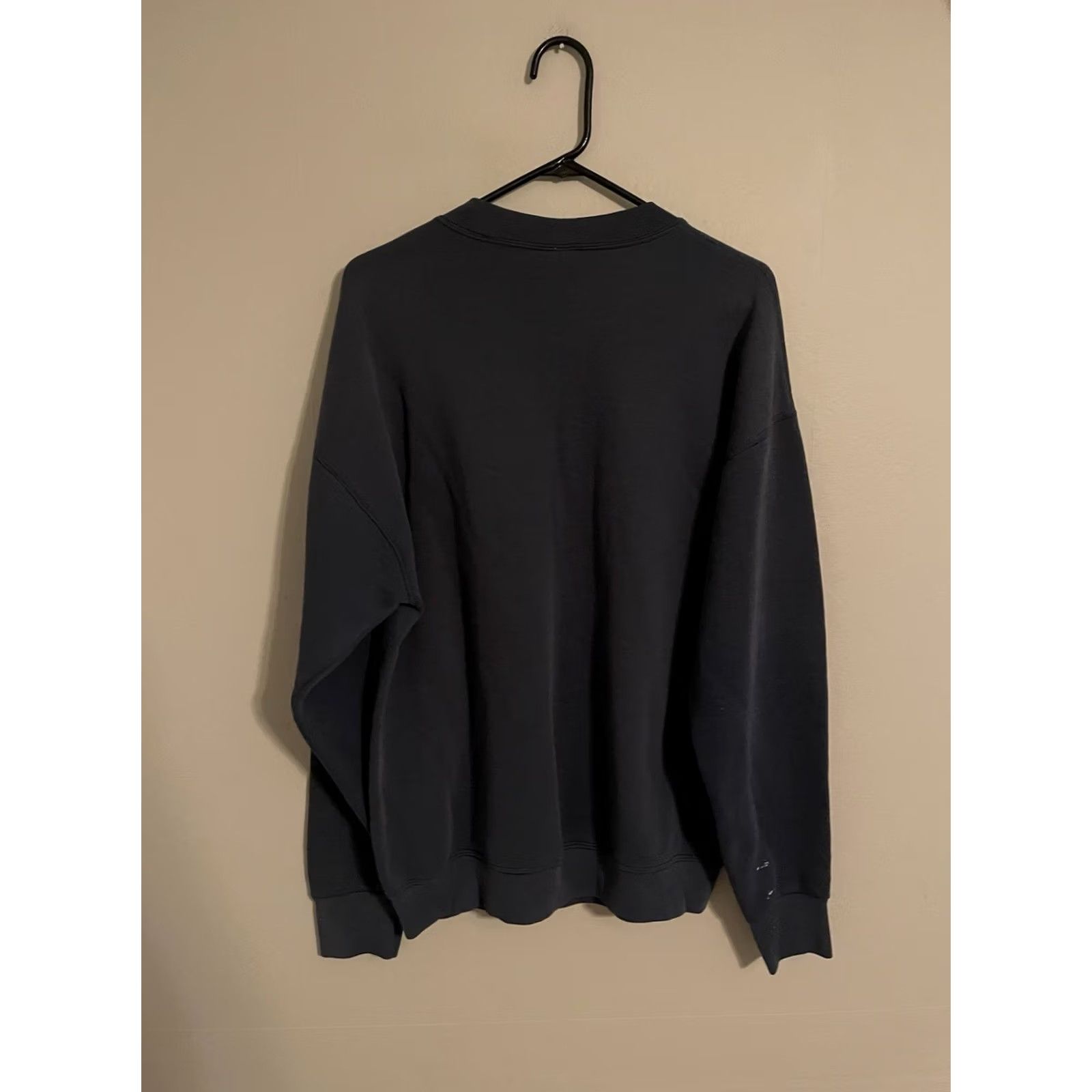 Fruit Of The Loom VINTAGE NYC Navy Blue Crewneck Sweatshirt - Adult XL Unisex Fruit of the Loom Sweatshirt - 50/50 Pullover Size US XL / EU 56 / 4 - 4 Thumbnail