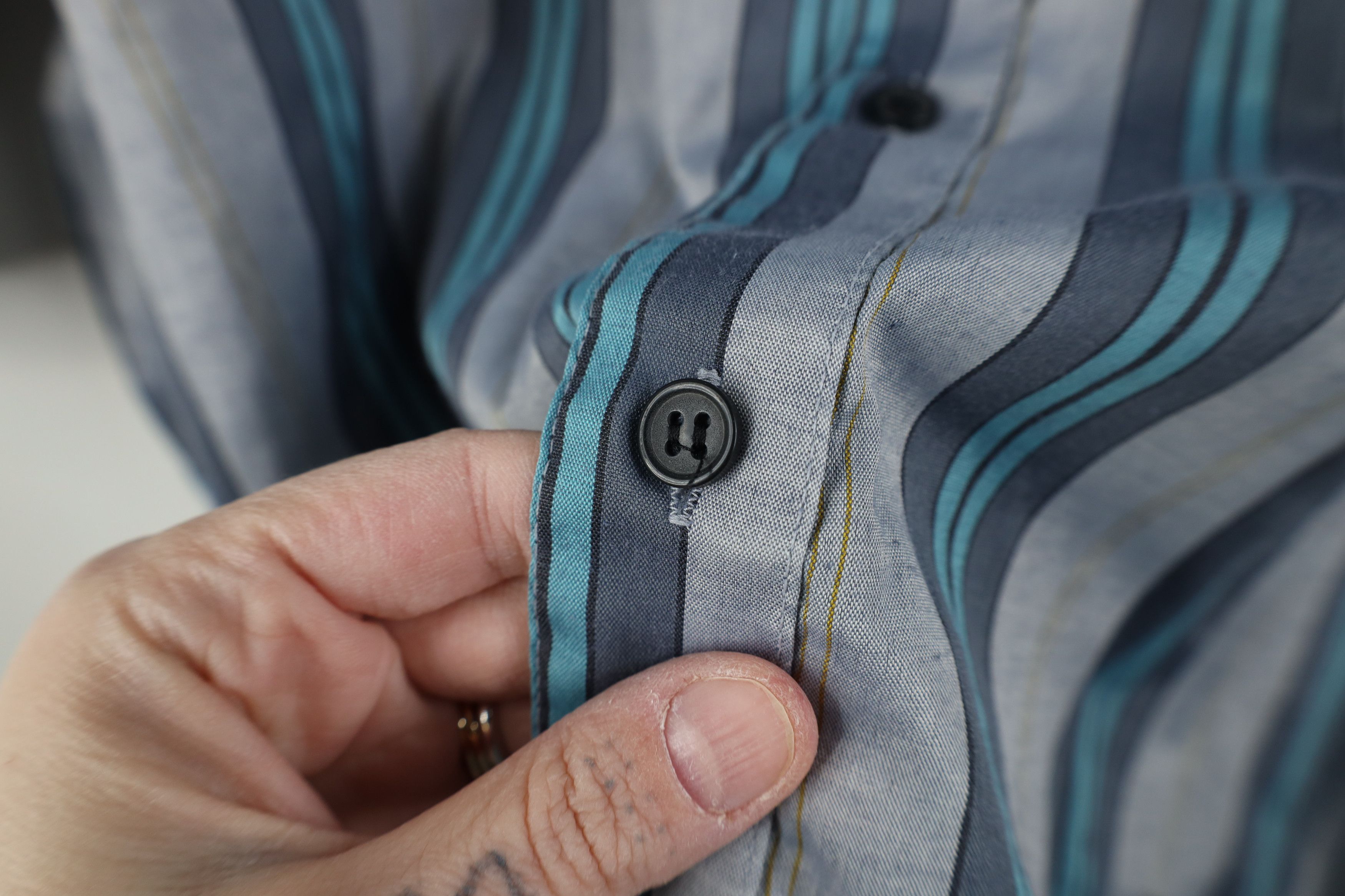 Vintage Vintage 90s Streetwear Block Short Sleeve Button Down Shirt Size US XXL / EU 58 / 5 - 11 Thumbnail